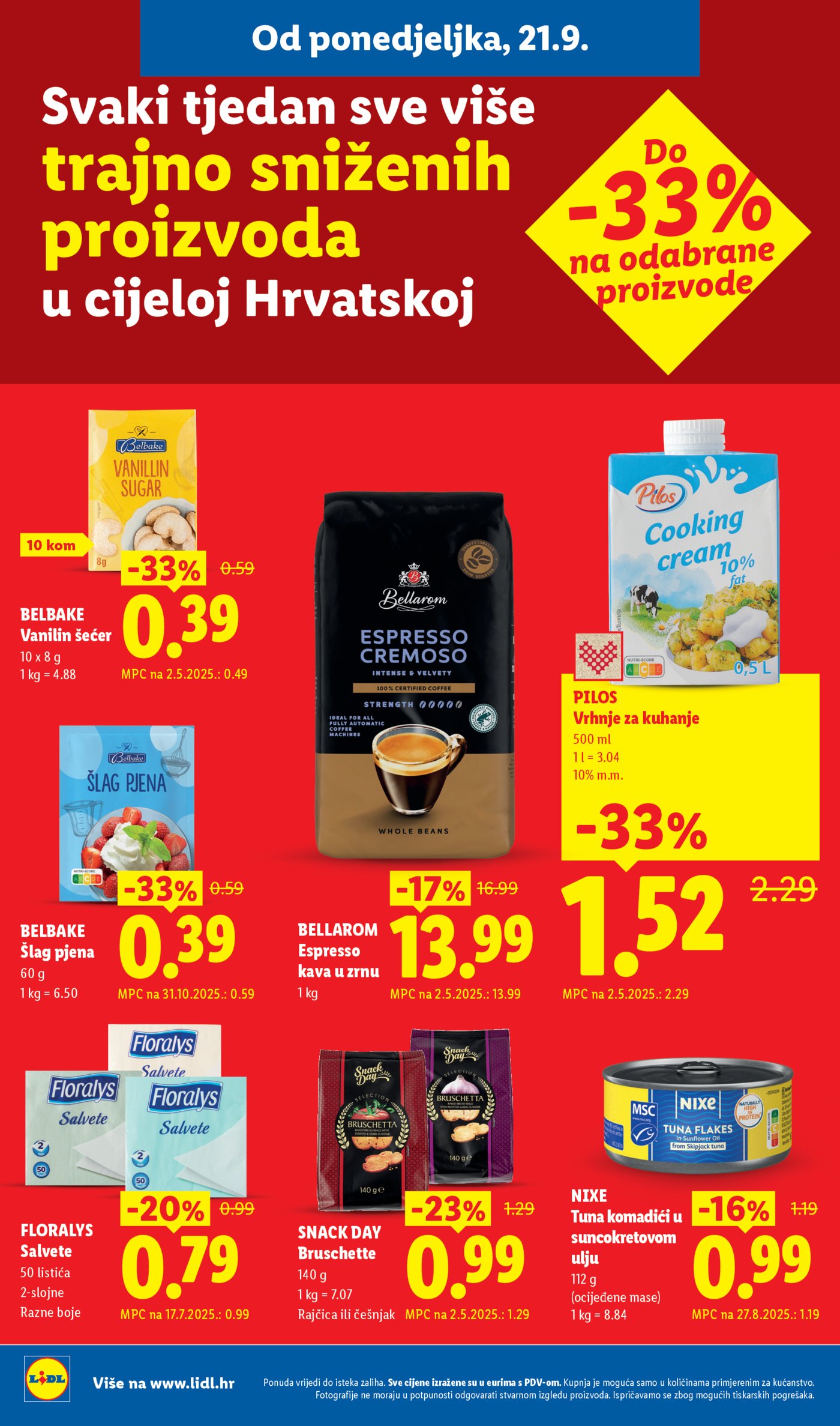 Lidl katalog Super ponuda od ponedjeljka 21.09.-27.09.2026.
