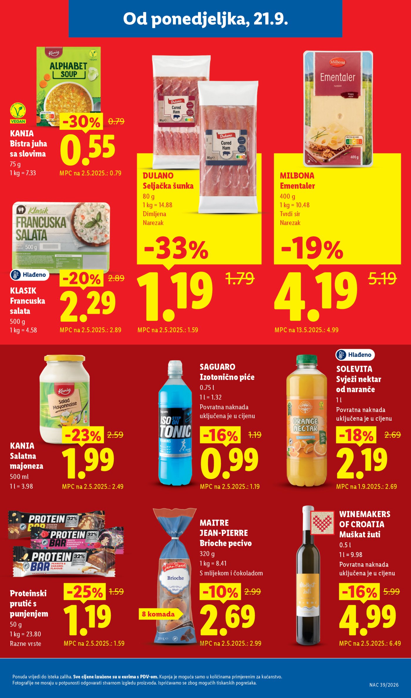 Lidl katalog Super ponuda od ponedjeljka 21.09.-27.09.2026.