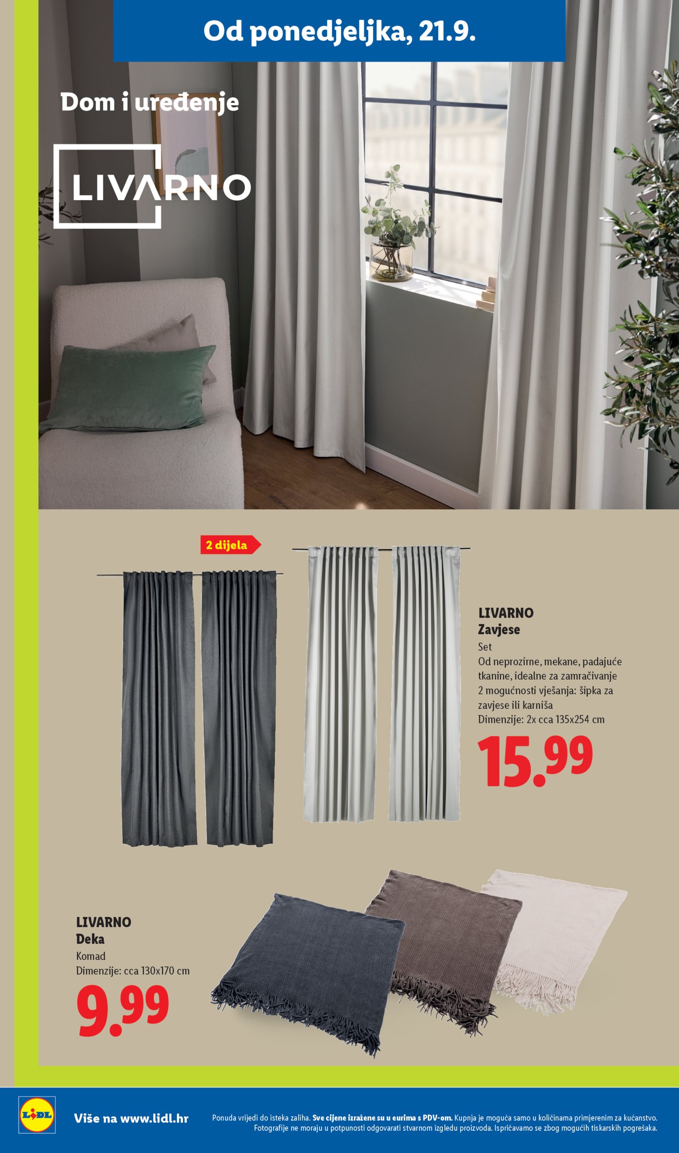Lidl katalog Super ponuda od ponedjeljka 21.09.-27.09.2026.