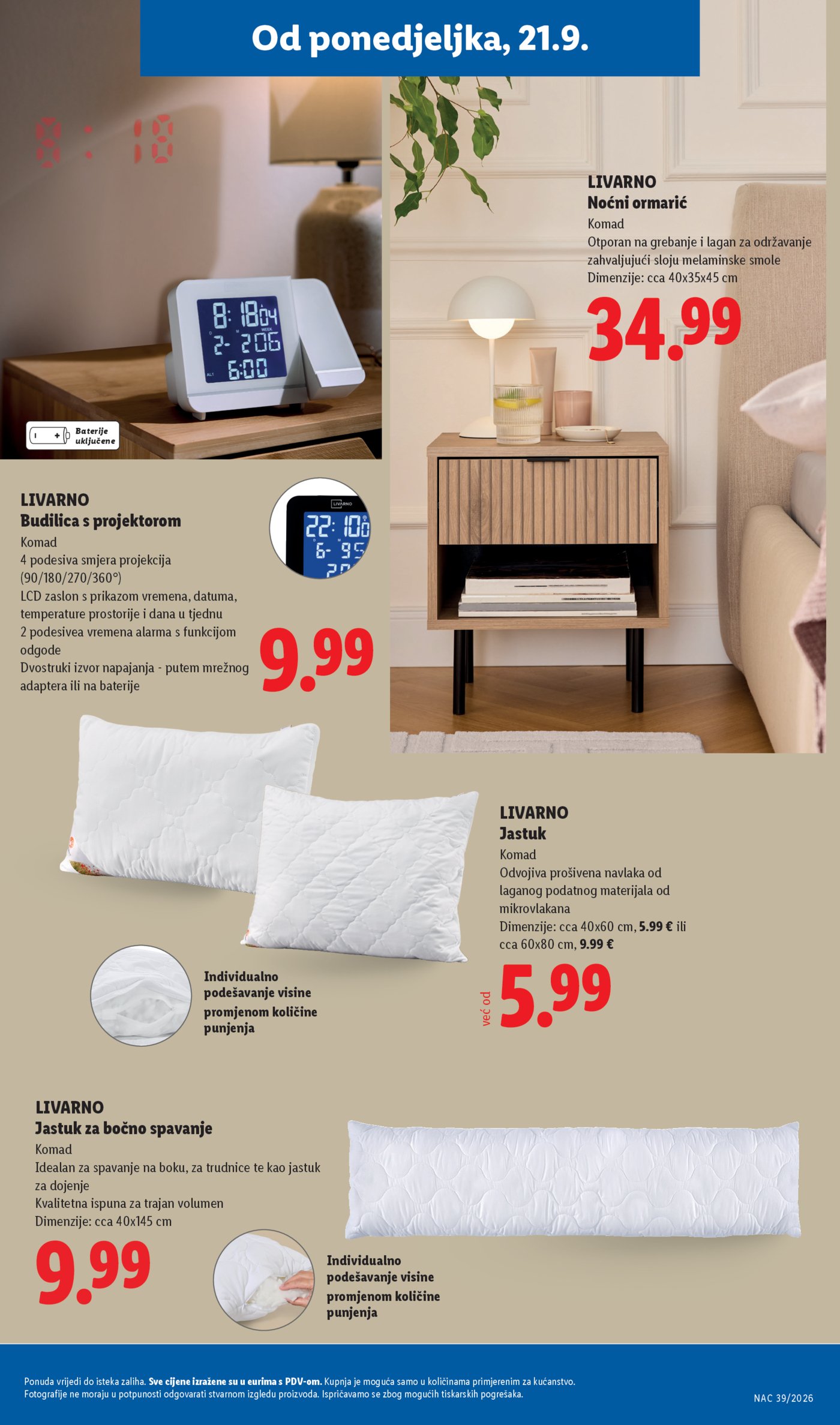 Lidl katalog Super ponuda od ponedjeljka 21.09.-27.09.2026.
