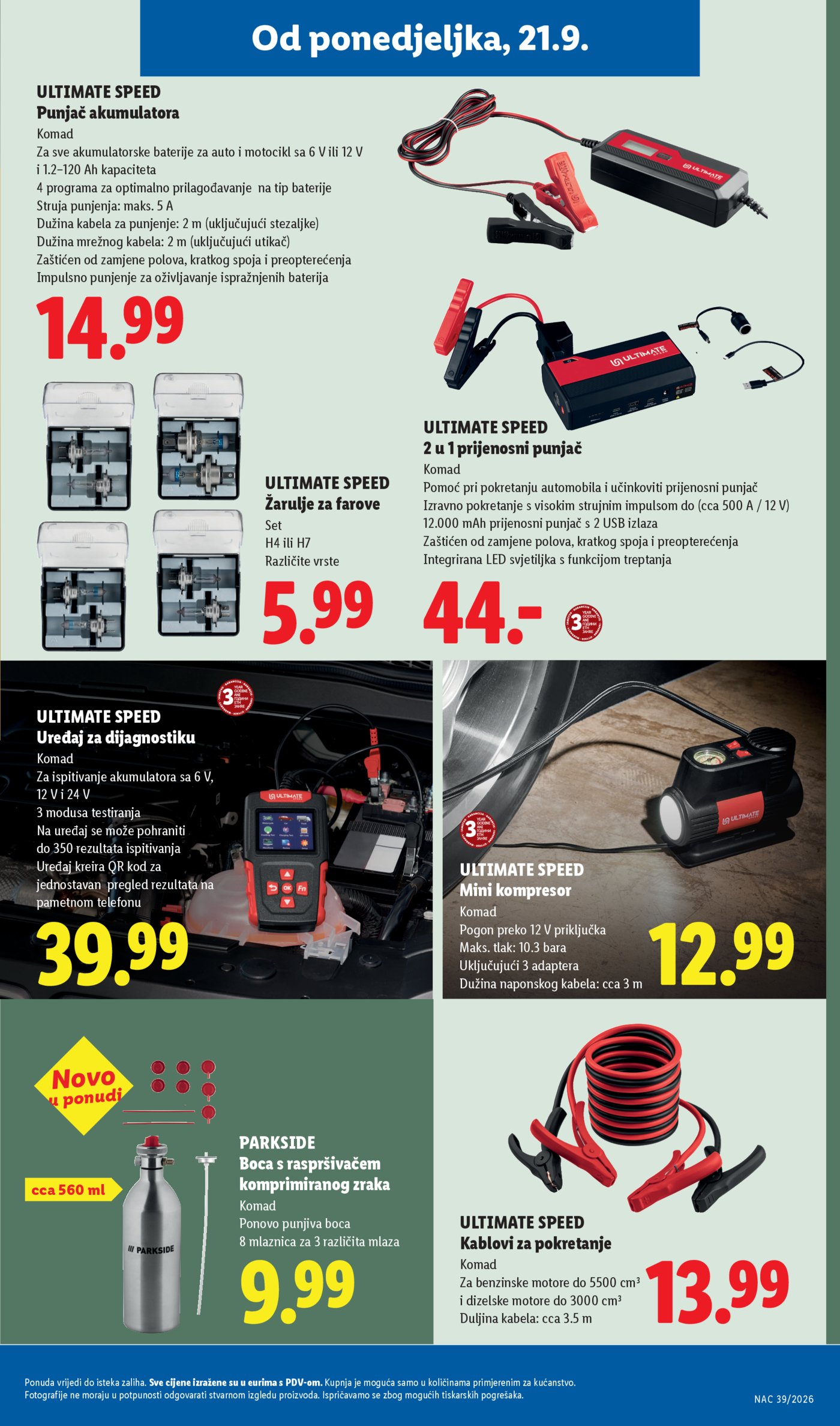 Lidl katalog Super ponuda od ponedjeljka 21.09.-27.09.2026.