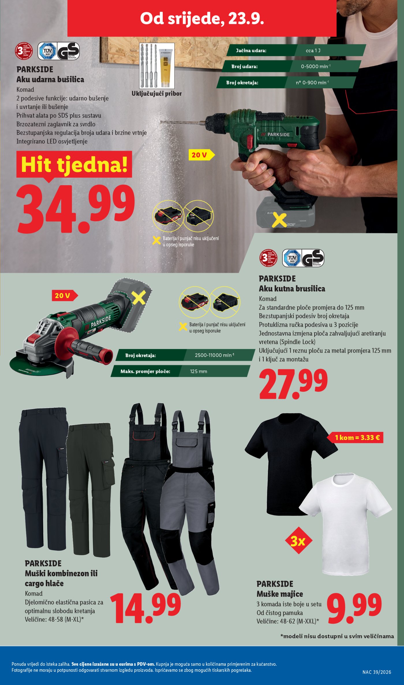 Lidl katalog Super ponuda od ponedjeljka 21.09.-27.09.2026.