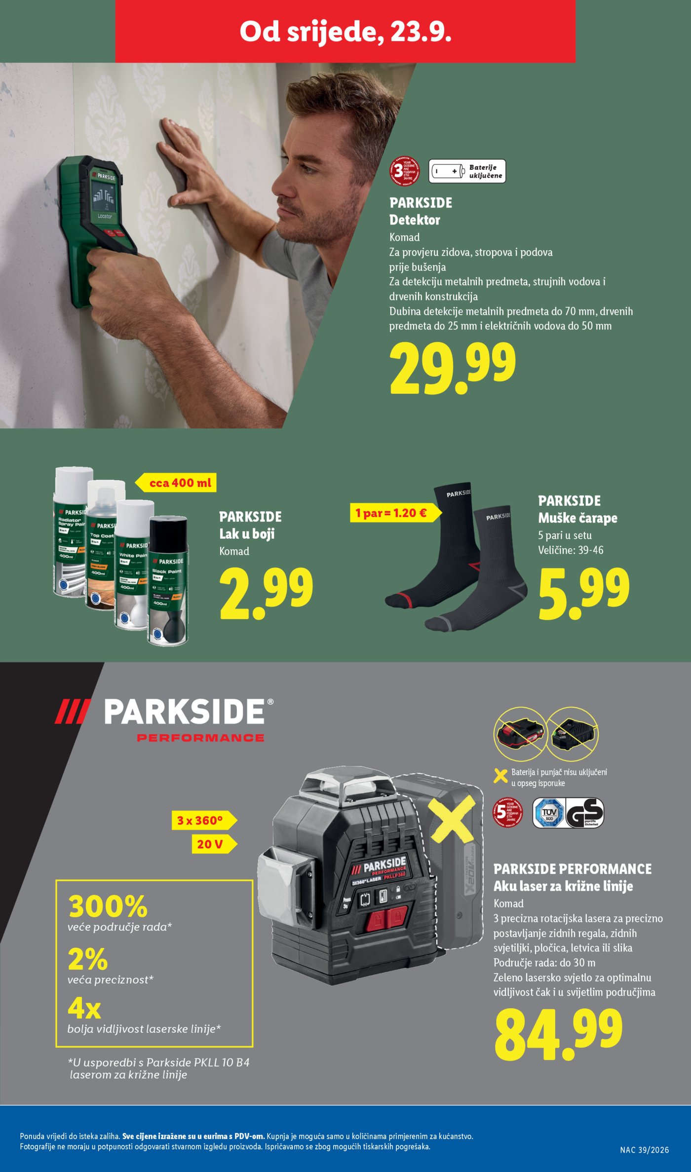 Lidl katalog Super ponuda od ponedjeljka 21.09.-27.09.2026.