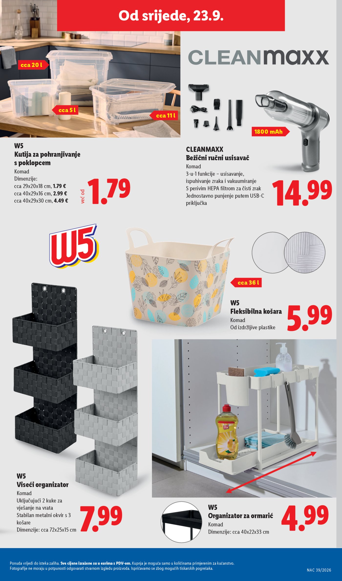 Lidl katalog Super ponuda od ponedjeljka 21.09.-27.09.2026.