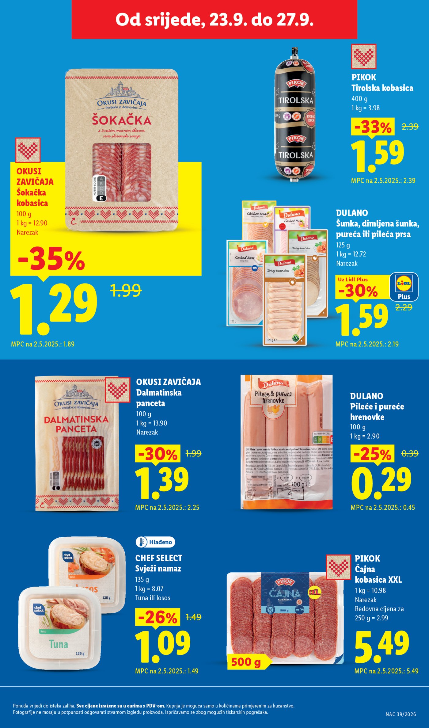 Lidl katalog Super ponuda od ponedjeljka 21.09.-27.09.2026.
