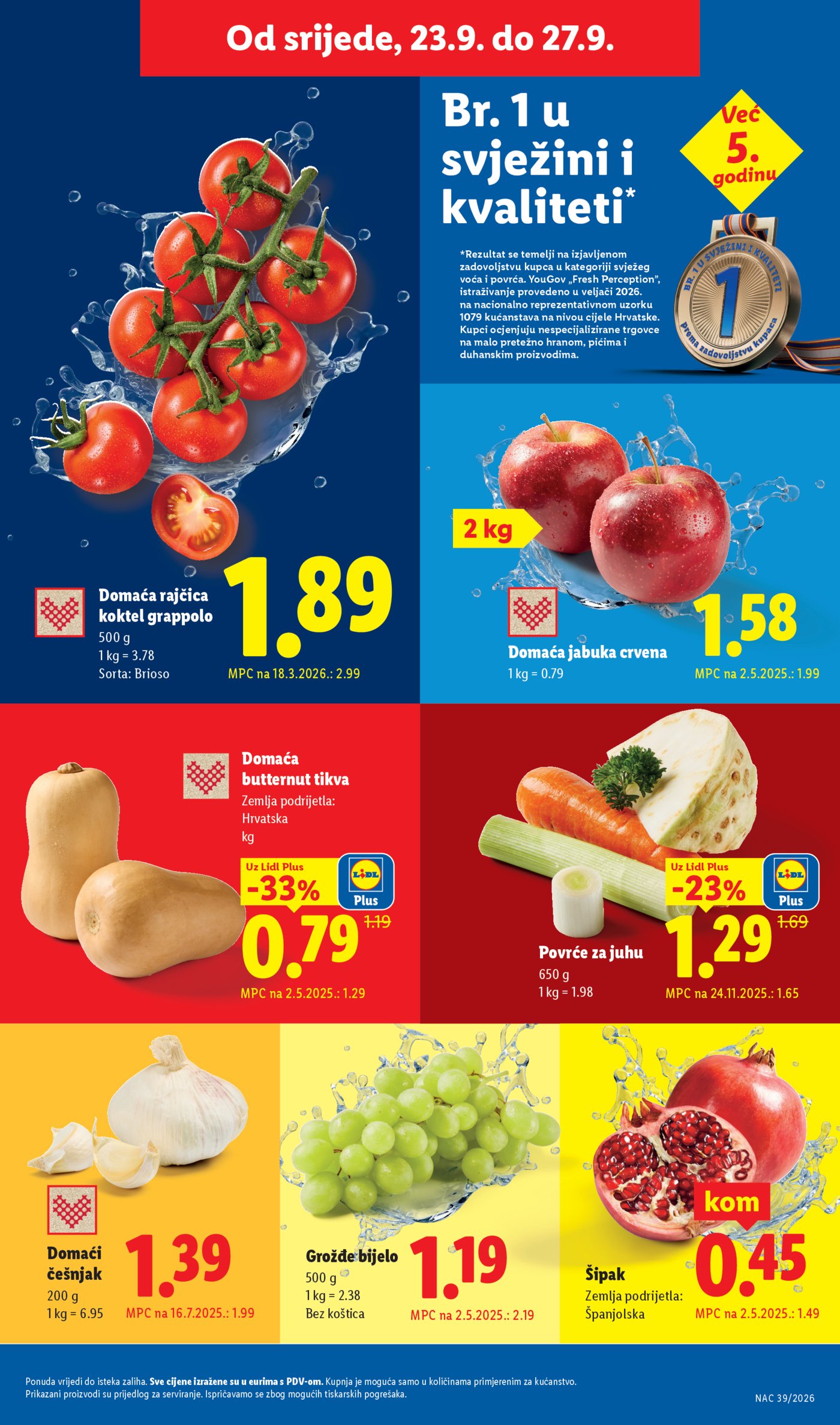 Lidl katalog Super ponuda od ponedjeljka 21.09.-27.09.2026.