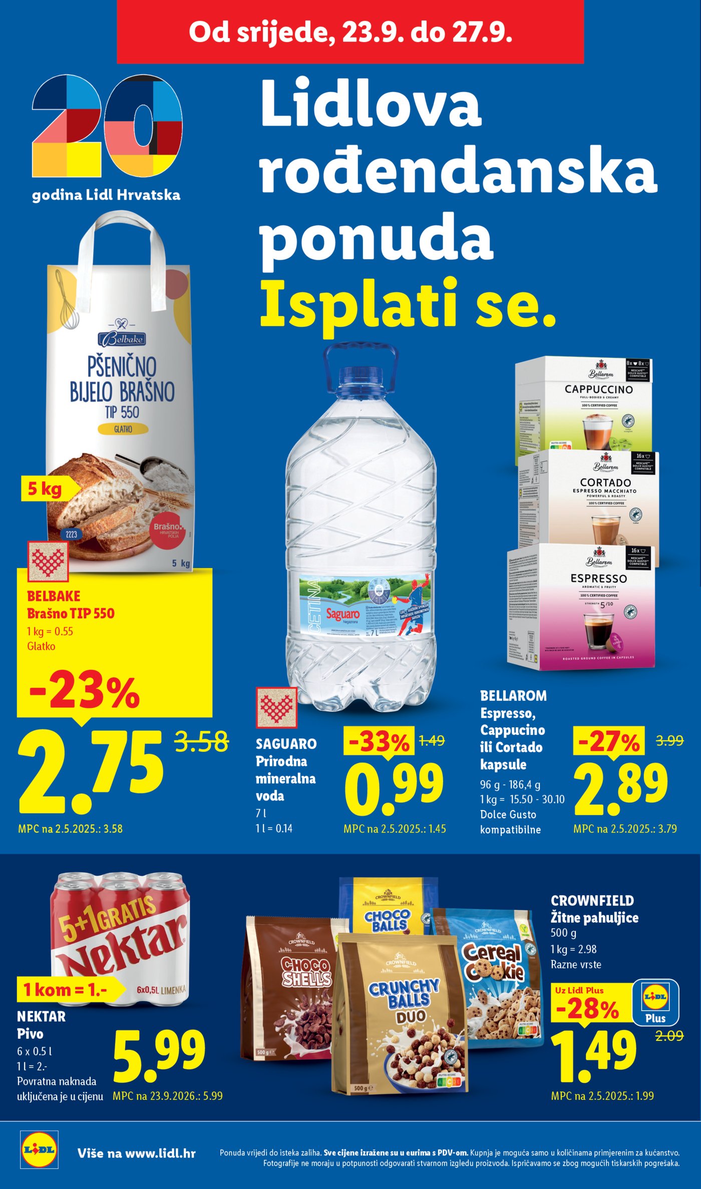Lidl katalog Super ponuda od ponedjeljka 21.09.-27.09.2026.
