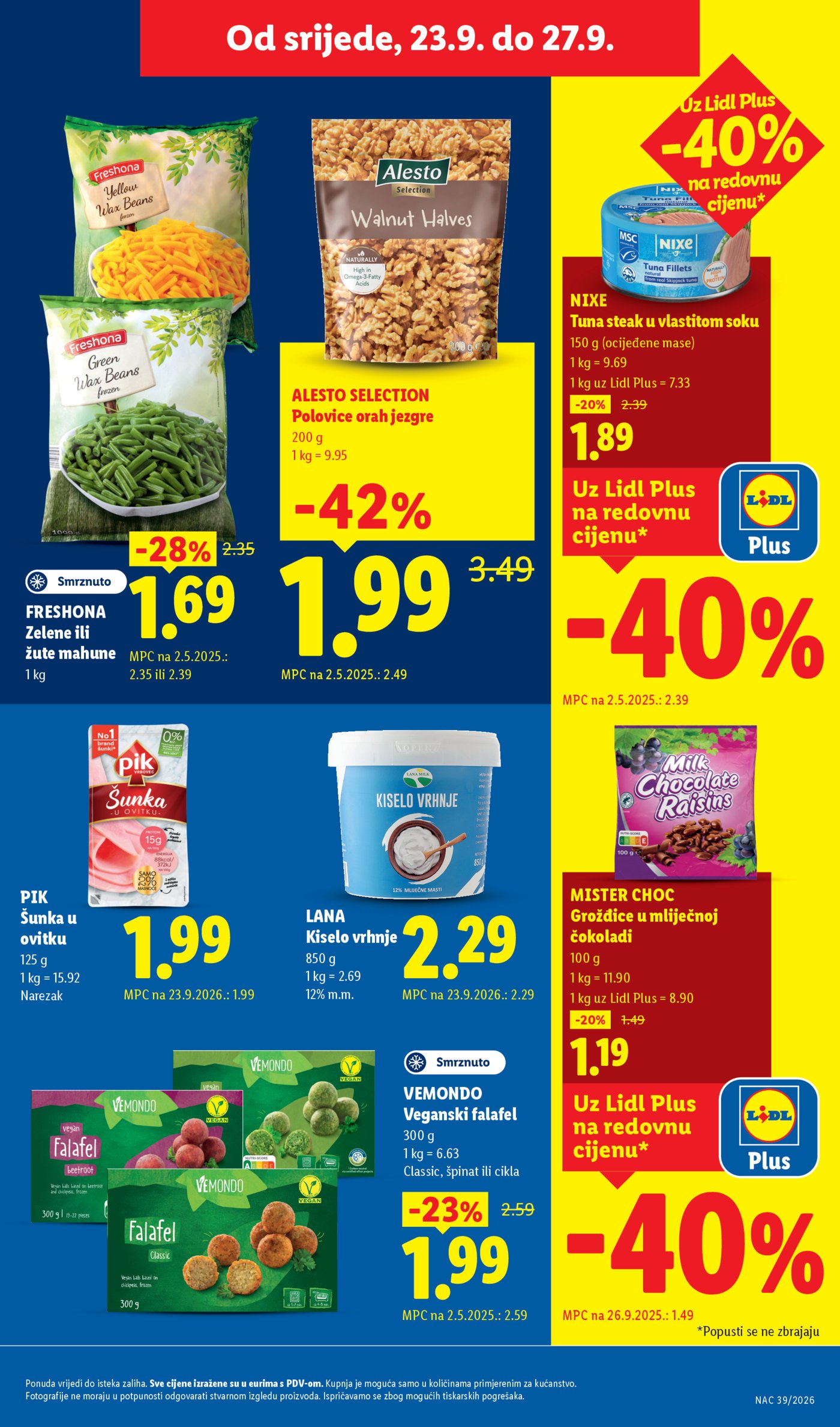 Lidl katalog Super ponuda od ponedjeljka 21.09.-27.09.2026.