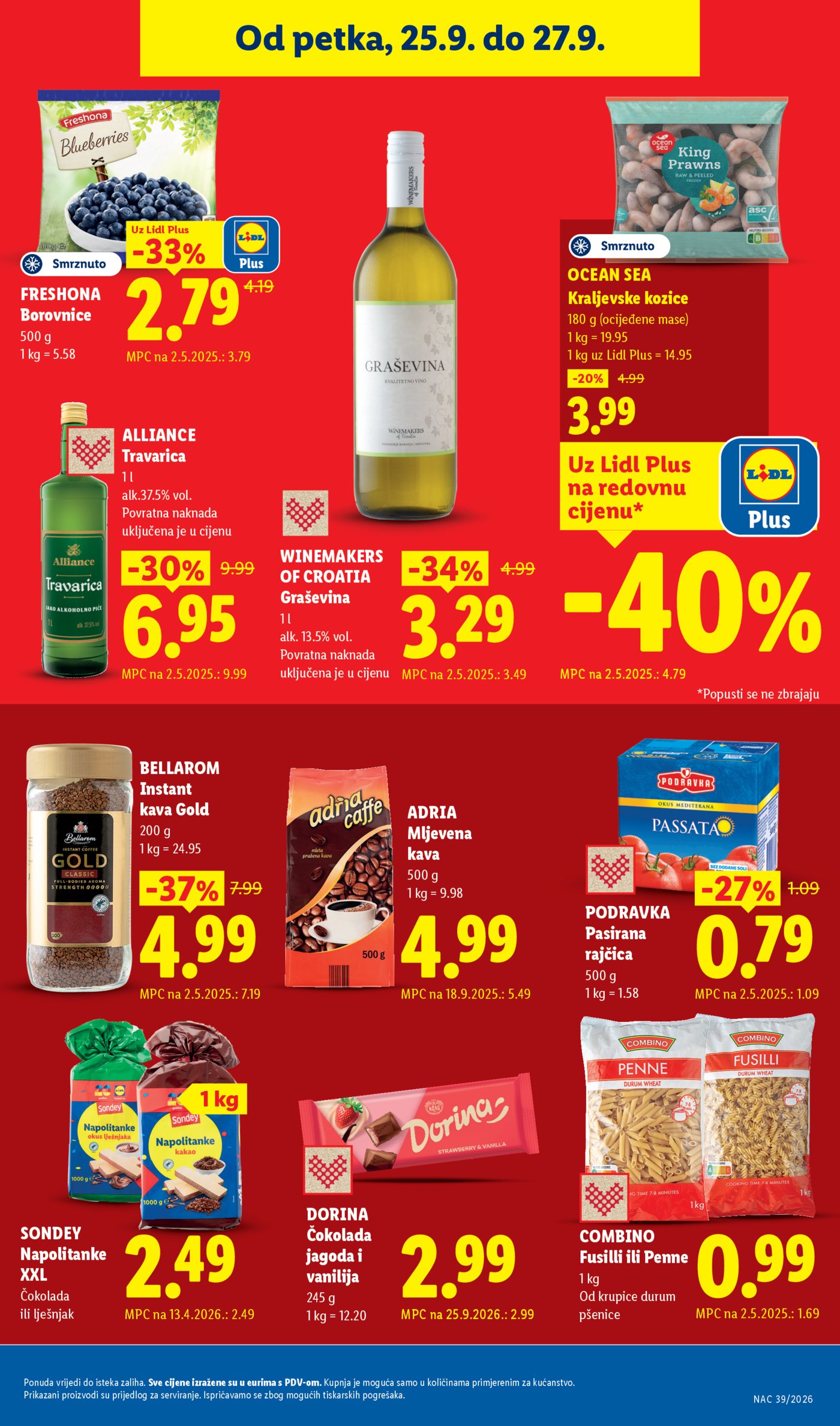 Lidl katalog Super ponuda od ponedjeljka 21.09.-27.09.2026.