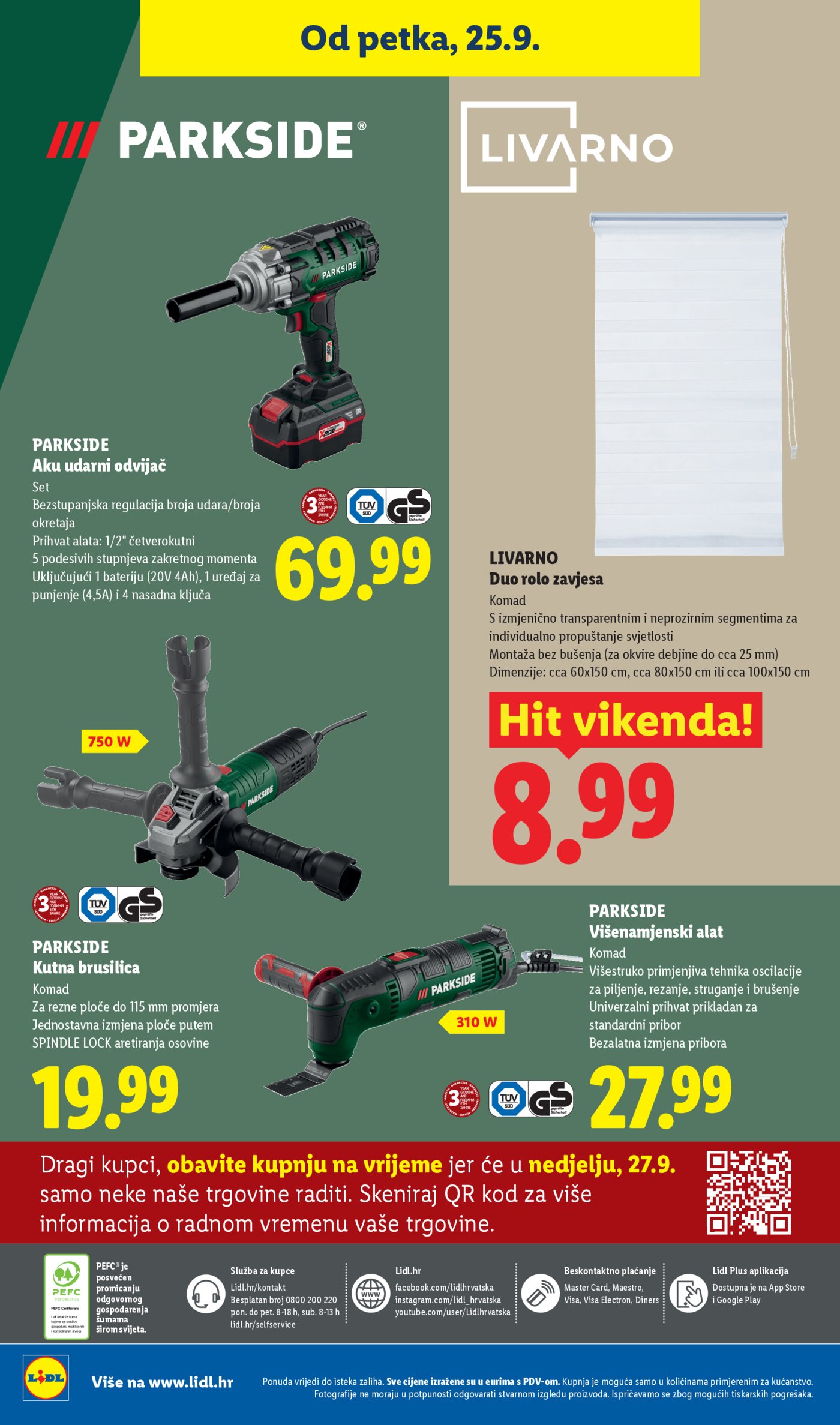 Lidl katalog Super ponuda od ponedjeljka 21.09.-27.09.2026.