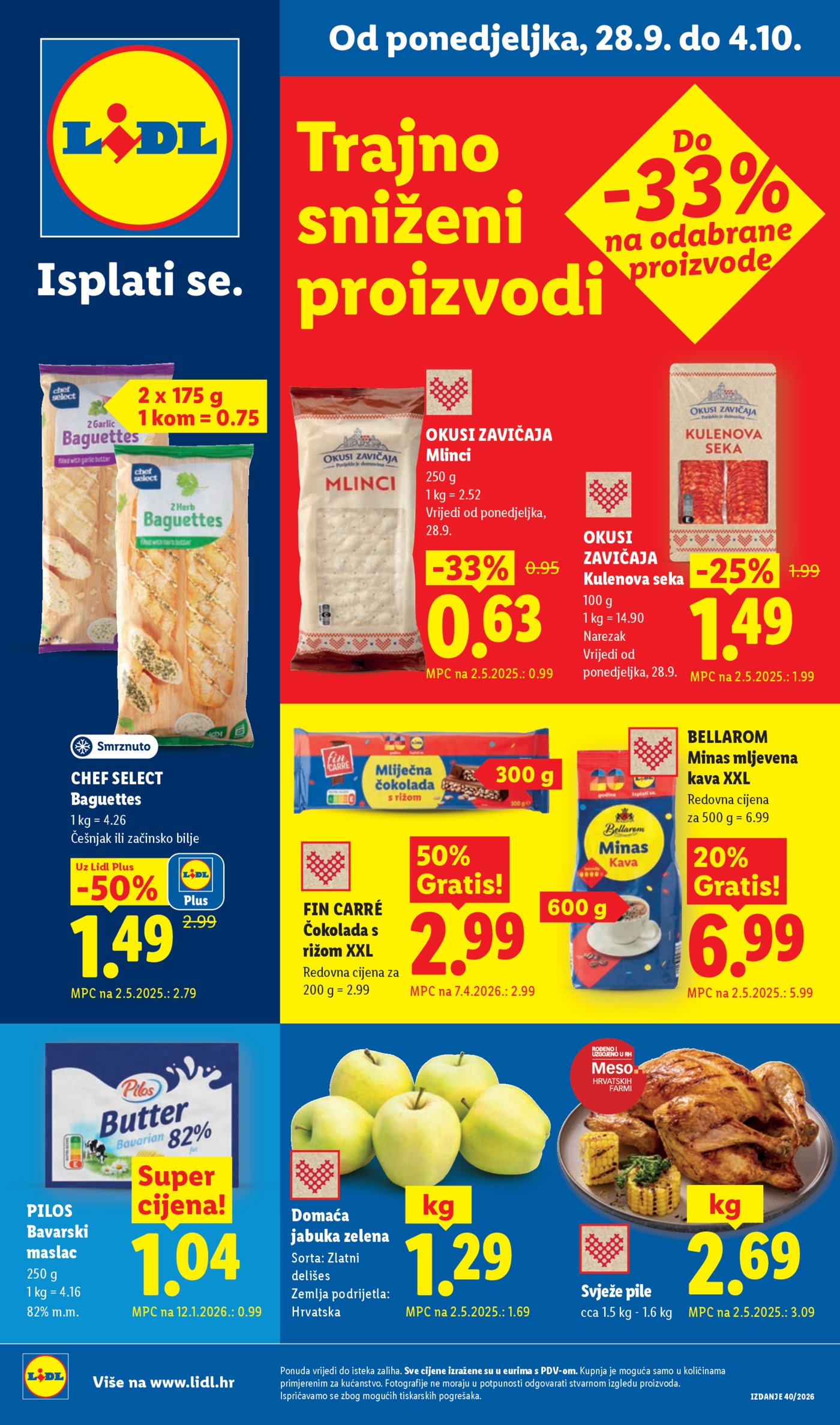 Lidl katalog Super ponuda od ponedjeljka 28.09.-04.10.2026.