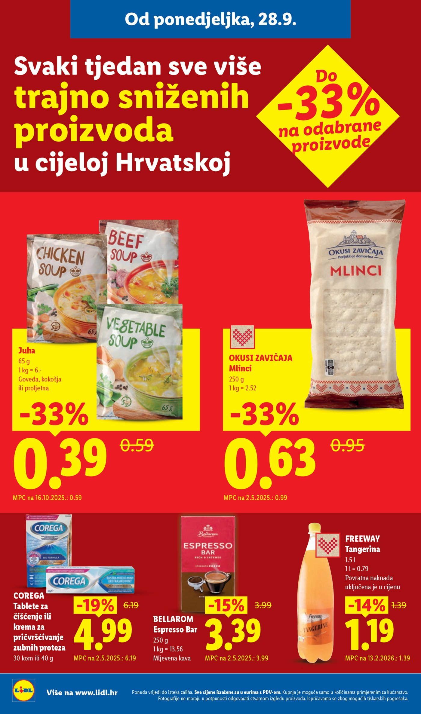 Lidl katalog Super ponuda od ponedjeljka 28.09.-04.10.2026.