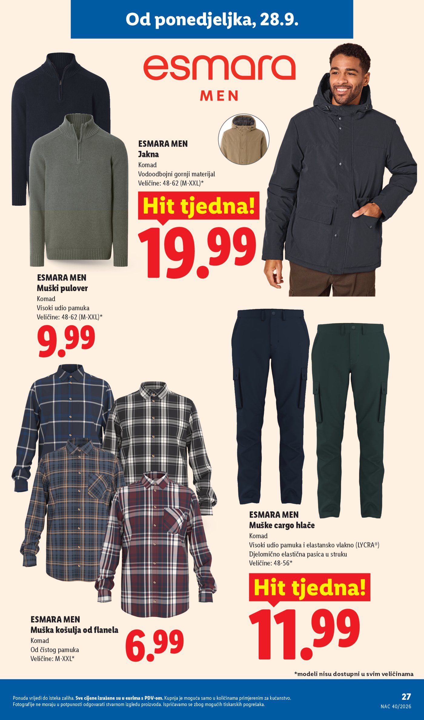 Lidl katalog Super ponuda od ponedjeljka 28.09.-04.10.2026.