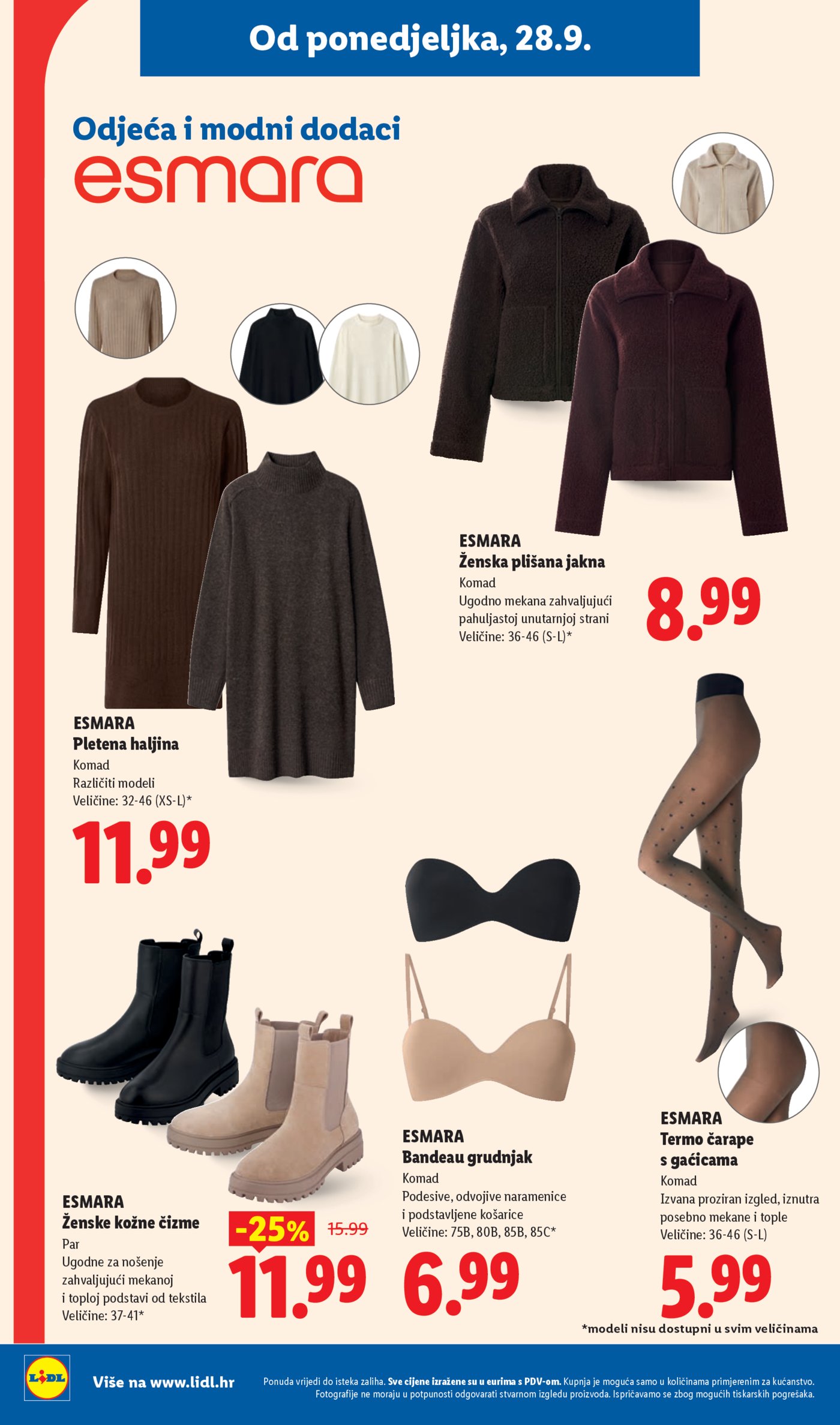 Lidl katalog Super ponuda od ponedjeljka 28.09.-04.10.2026.
