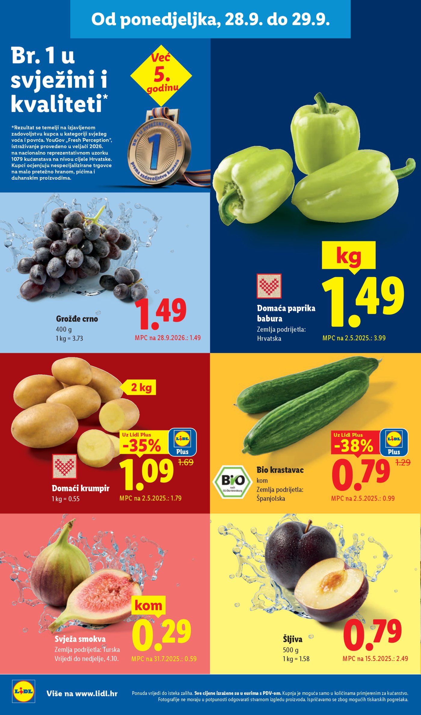 Lidl katalog Super ponuda od ponedjeljka 28.09.-04.10.2026.