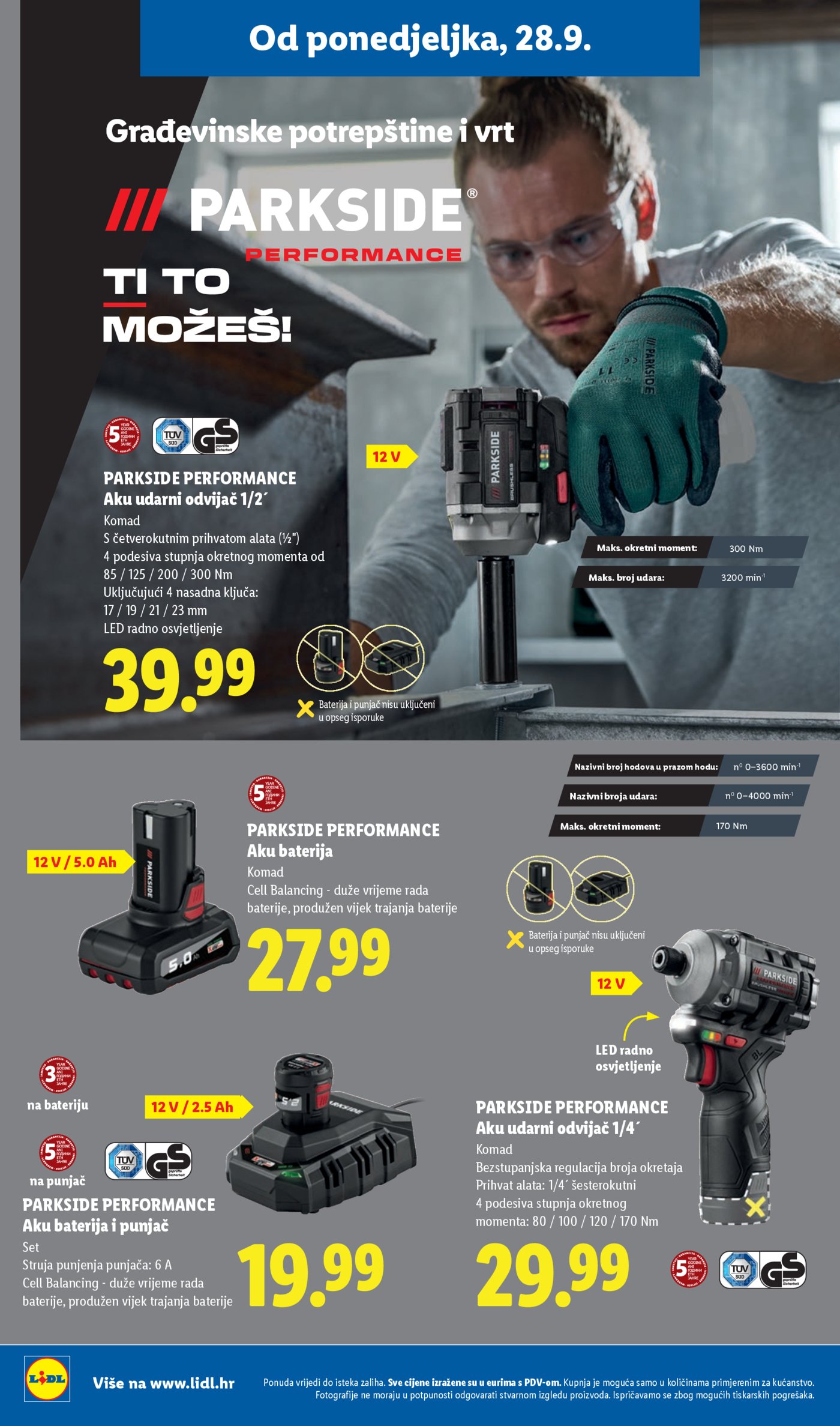 Lidl katalog Super ponuda od ponedjeljka 28.09.-04.10.2026.