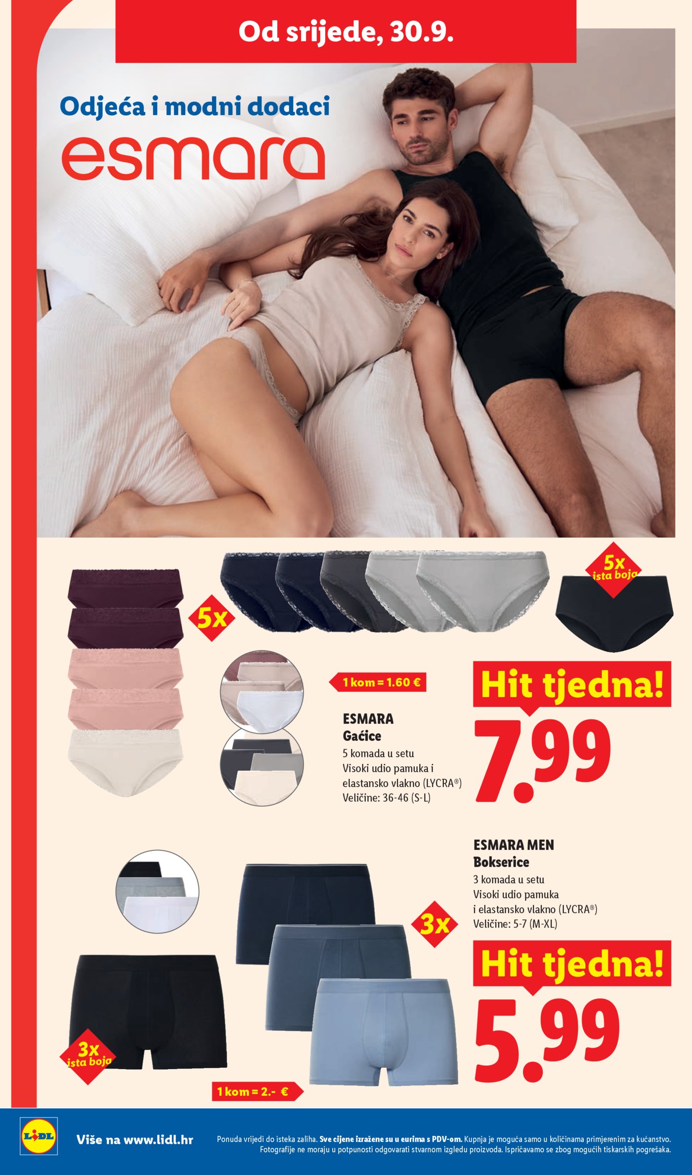 Lidl katalog Super ponuda od ponedjeljka 28.09.-04.10.2026.