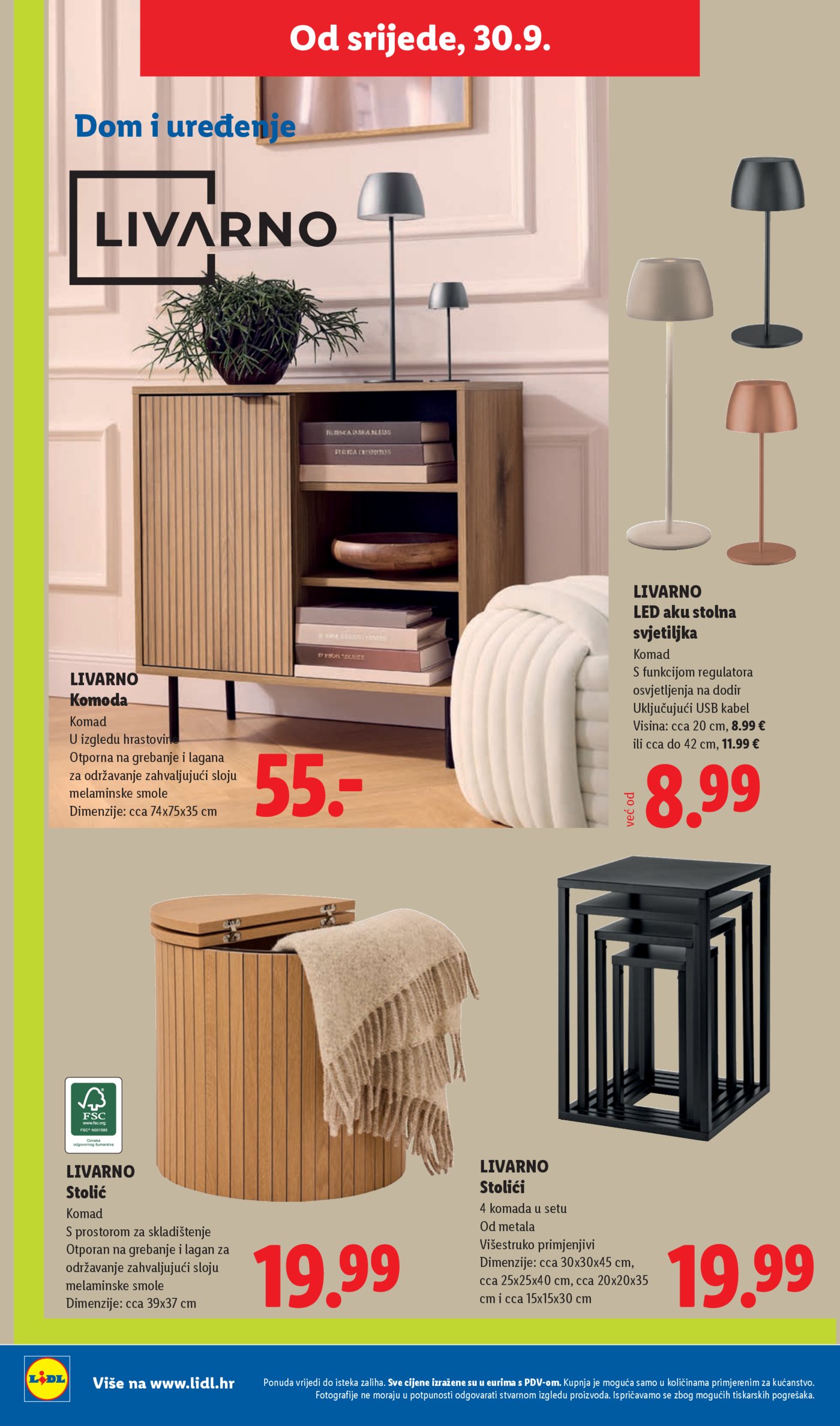 Lidl katalog Super ponuda od ponedjeljka 28.09.-04.10.2026.