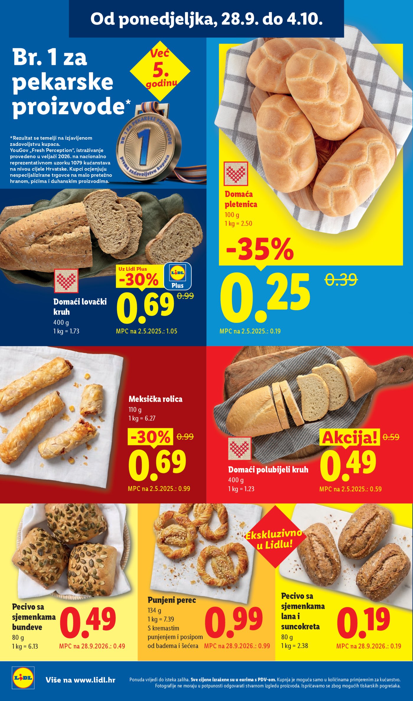 Lidl katalog Super ponuda od ponedjeljka 28.09.-04.10.2026.