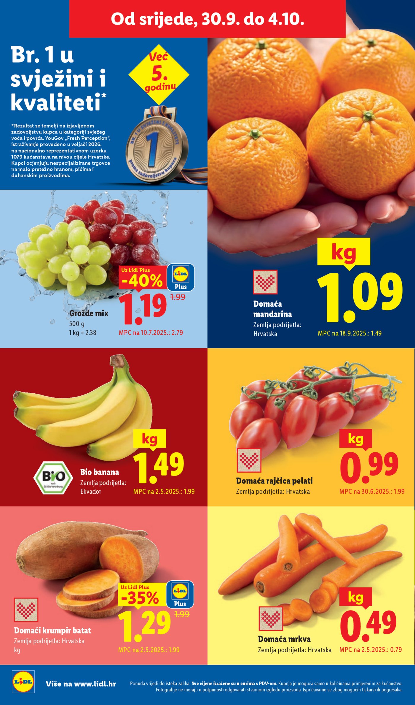 Lidl katalog Super ponuda od ponedjeljka 28.09.-04.10.2026.