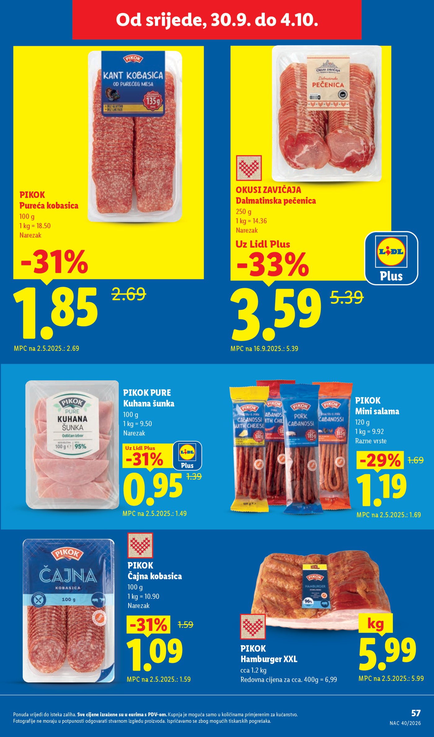 Lidl katalog Super ponuda od ponedjeljka 28.09.-04.10.2026.
