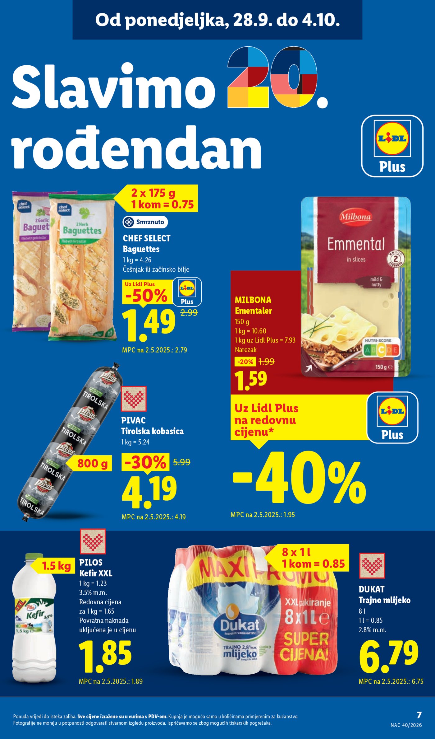 Lidl katalog Super ponuda od ponedjeljka 28.09.-04.10.2026.