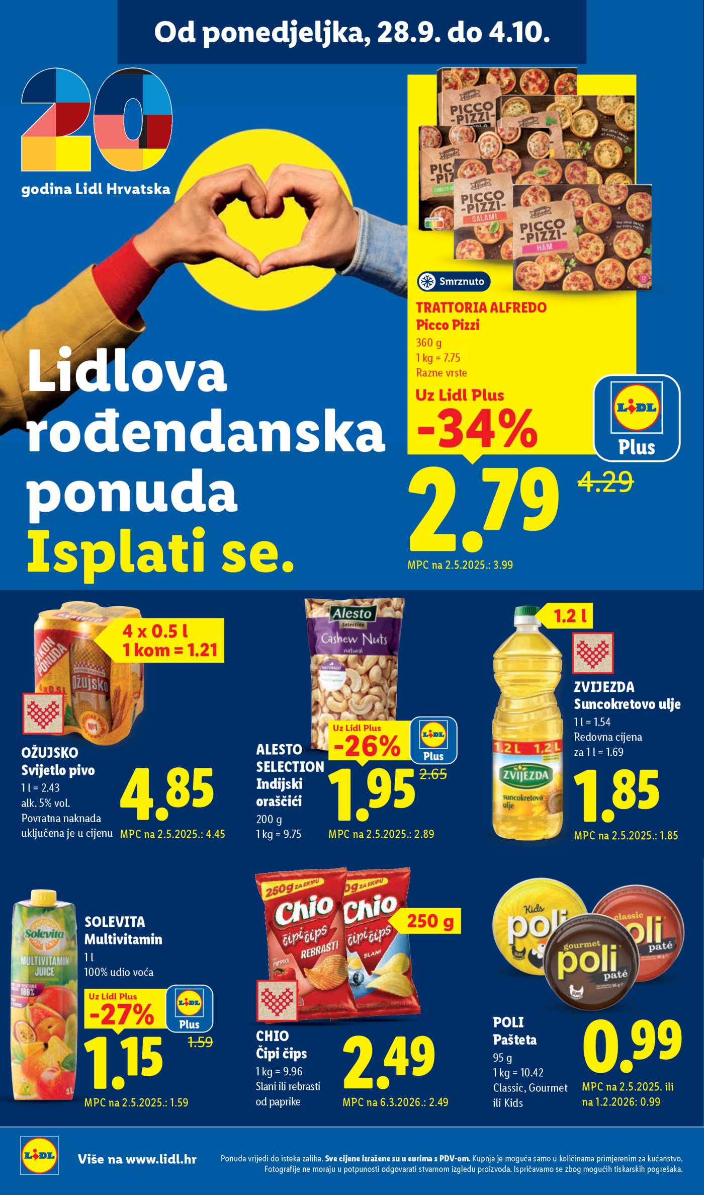 Lidl katalog Super ponuda od ponedjeljka 28.09.-04.10.2026.