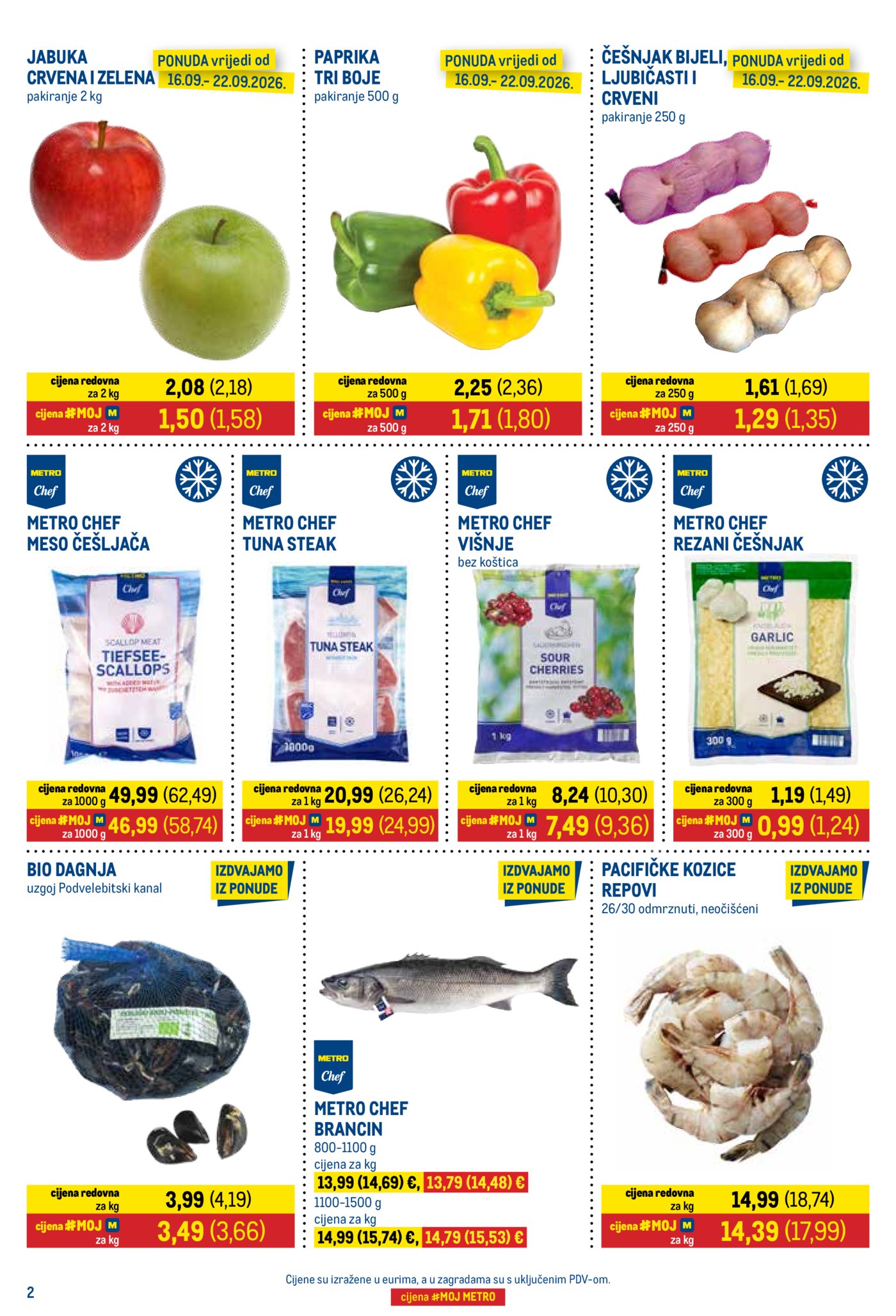 Metro katalog Prehrana i neprehrana 16.09. - 30.09.2026.