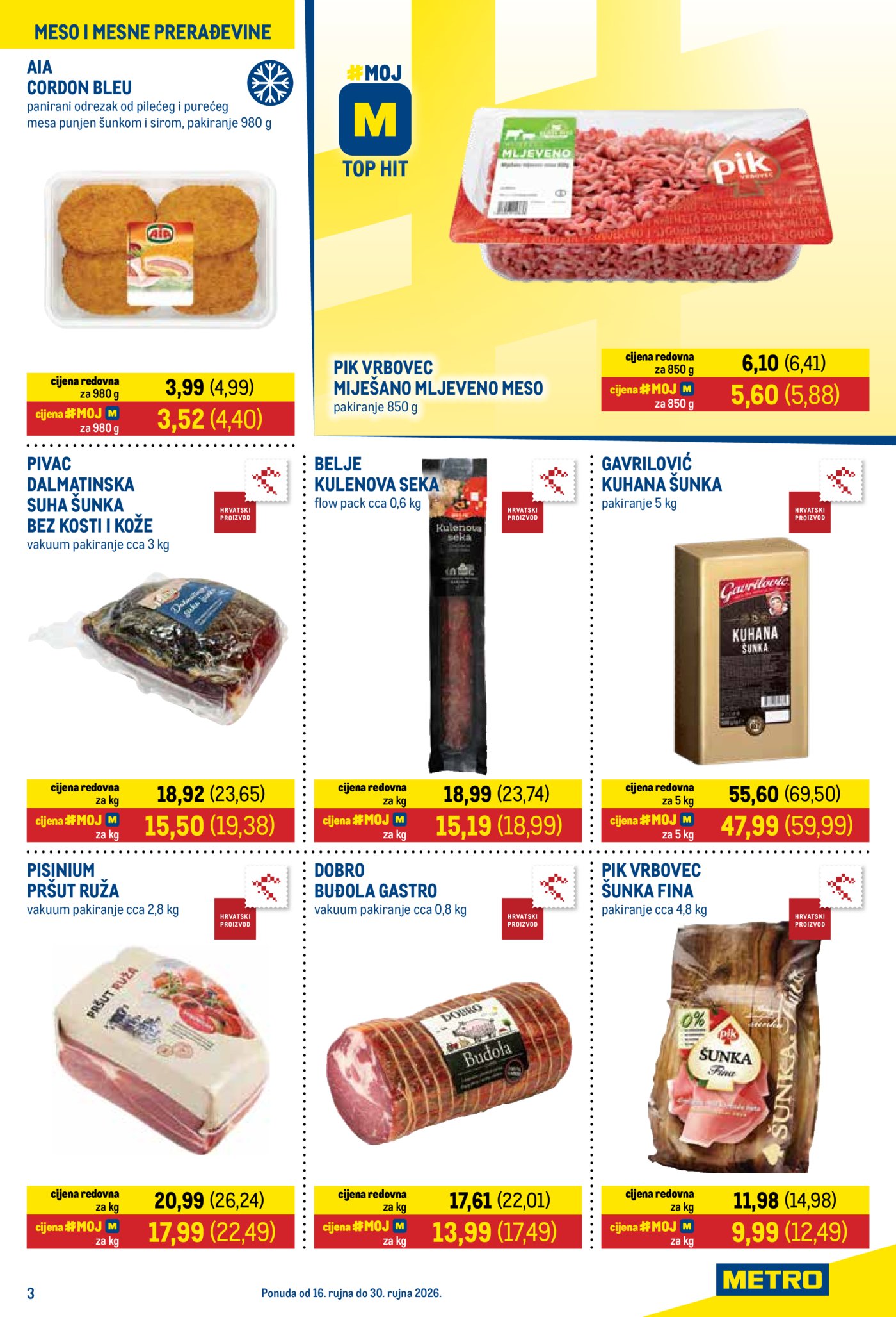 Metro katalog Prehrana i neprehrana 16.09. - 30.09.2026.