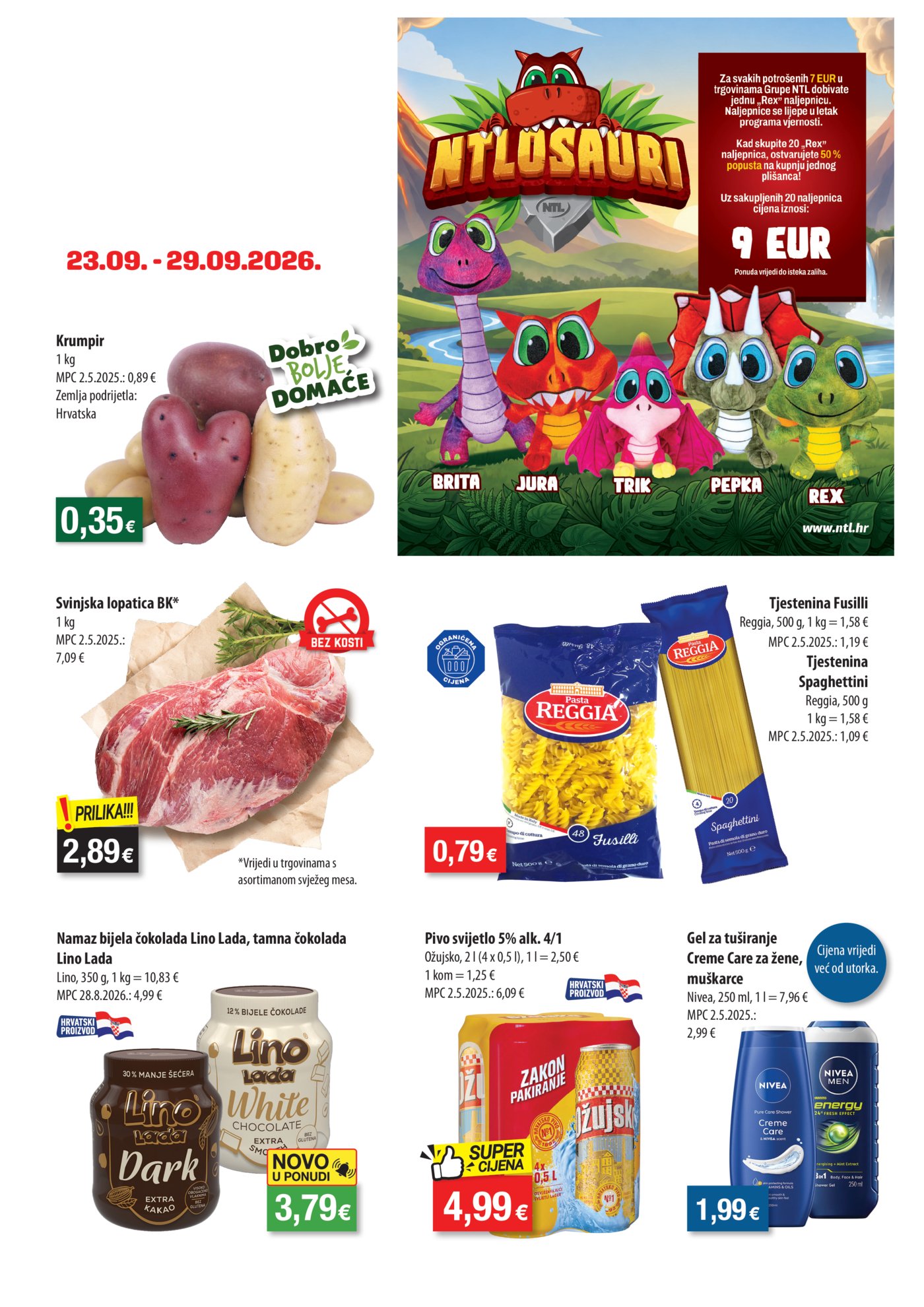 NTL katalog Akcija 23.09. - 29.09.2026. Istok, Sjever