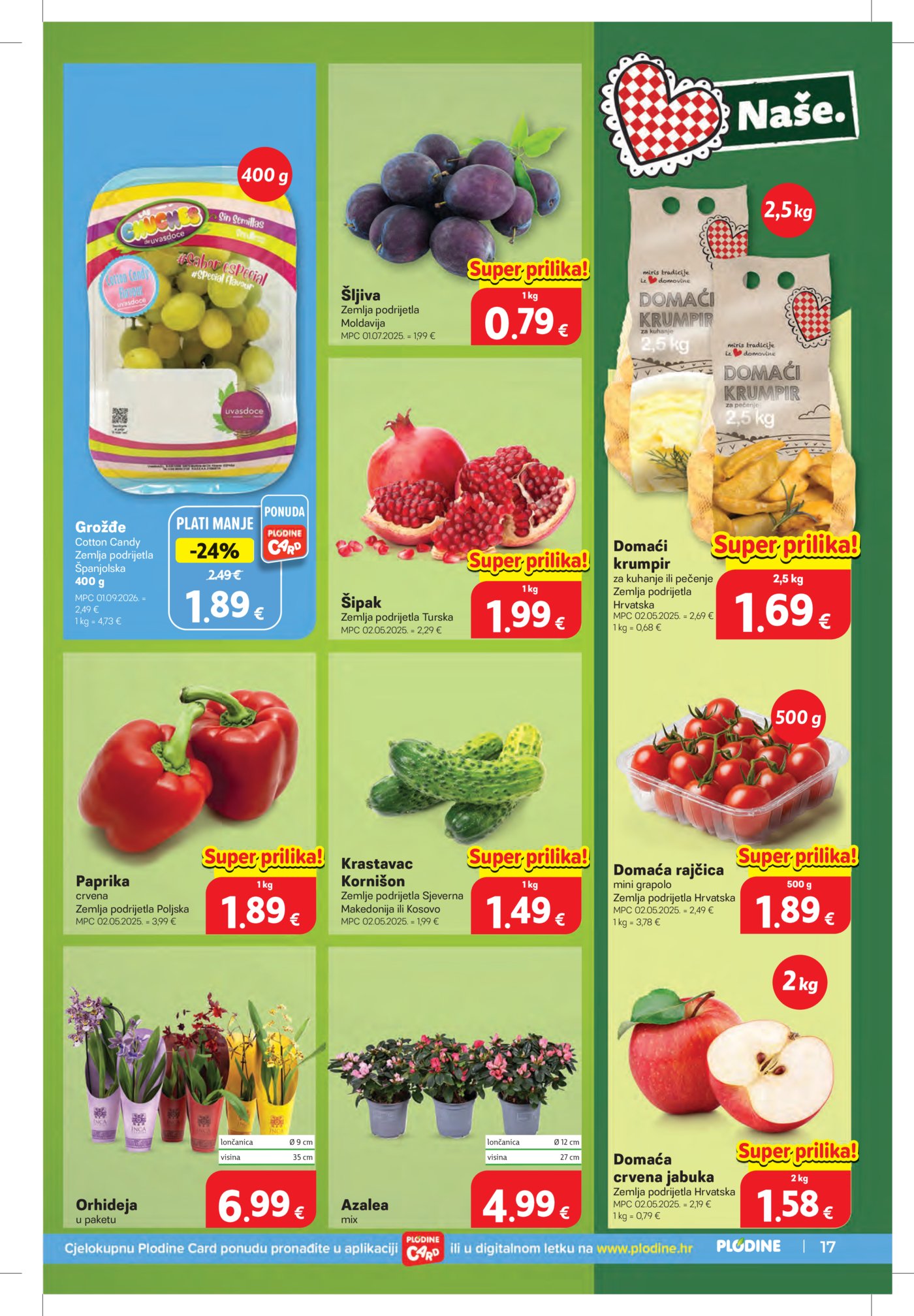 Plodine katalog Akcija 23.09. - 29.09.2026.