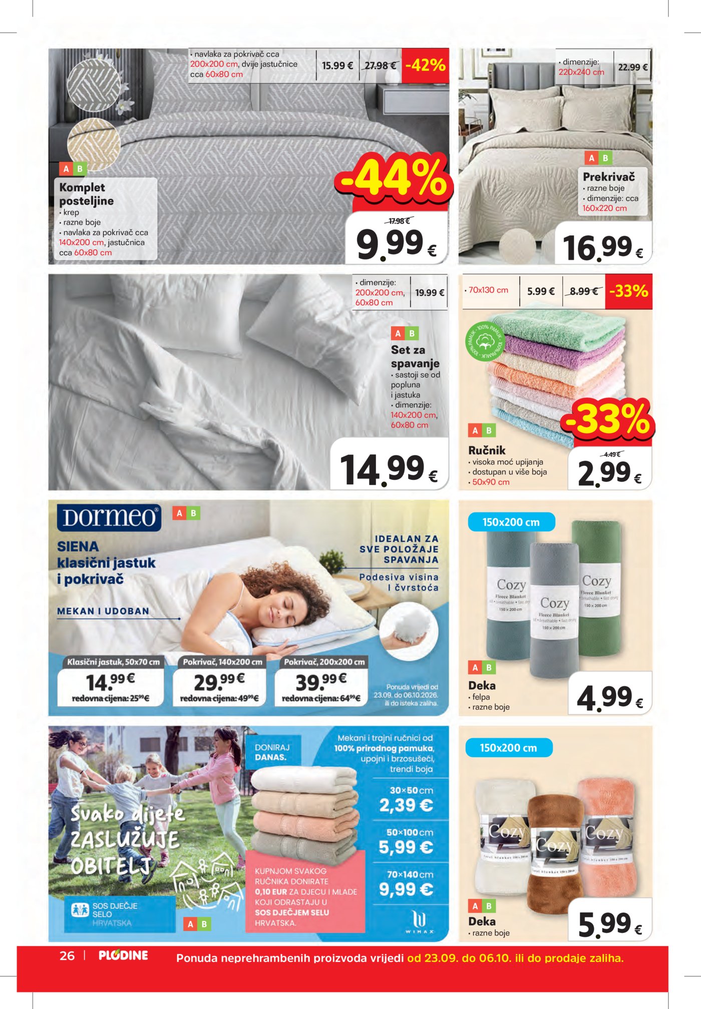 Plodine katalog Akcija 23.09. - 29.09.2026.