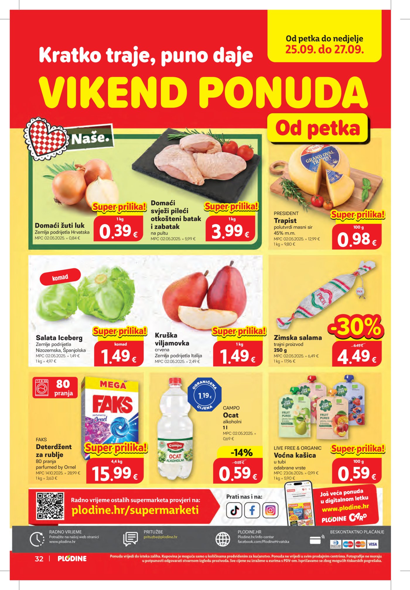 Plodine katalog Akcija 23.09. - 29.09.2026.