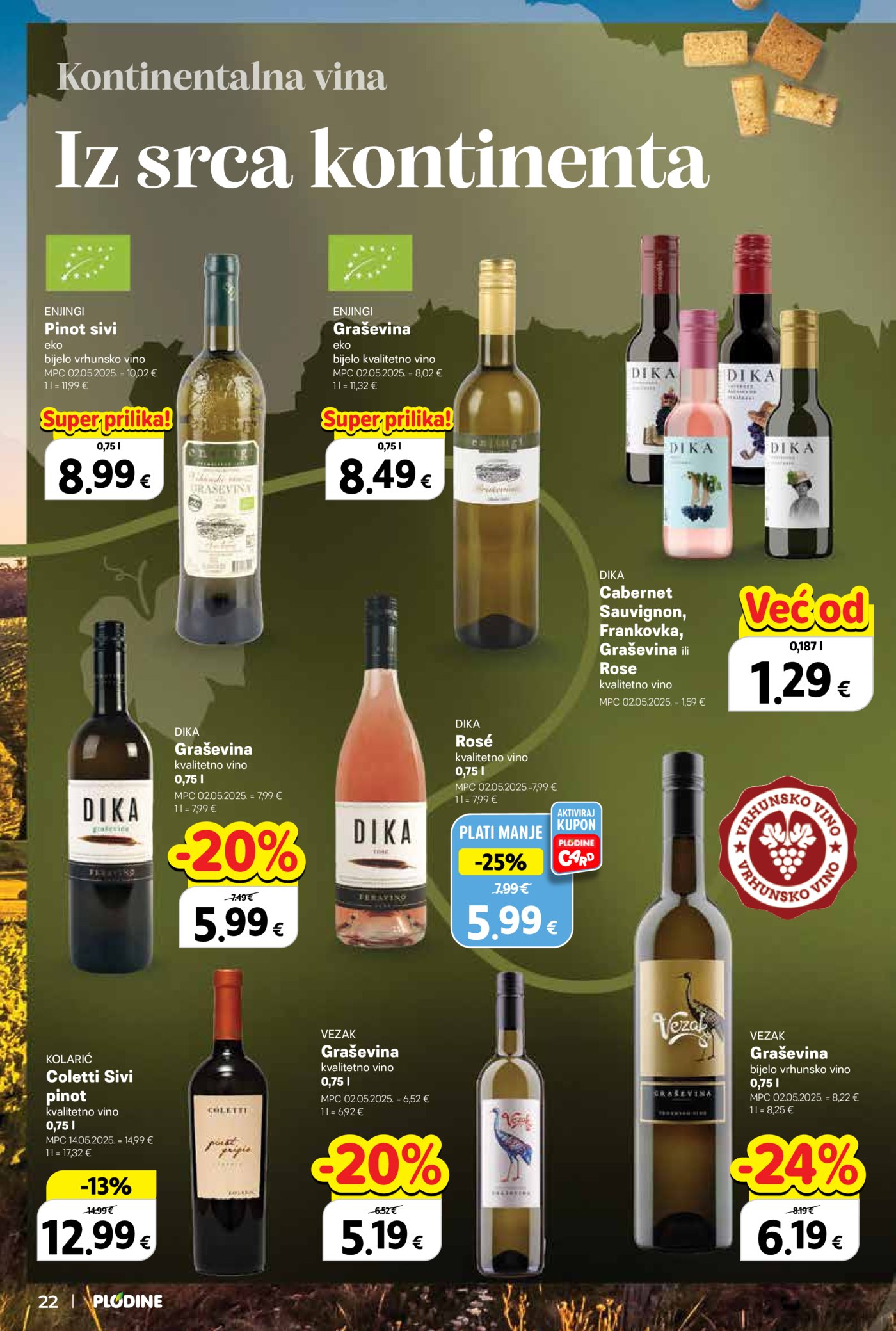 Plodine katalog Vinski putopis 24.09. - 07.10.2026.