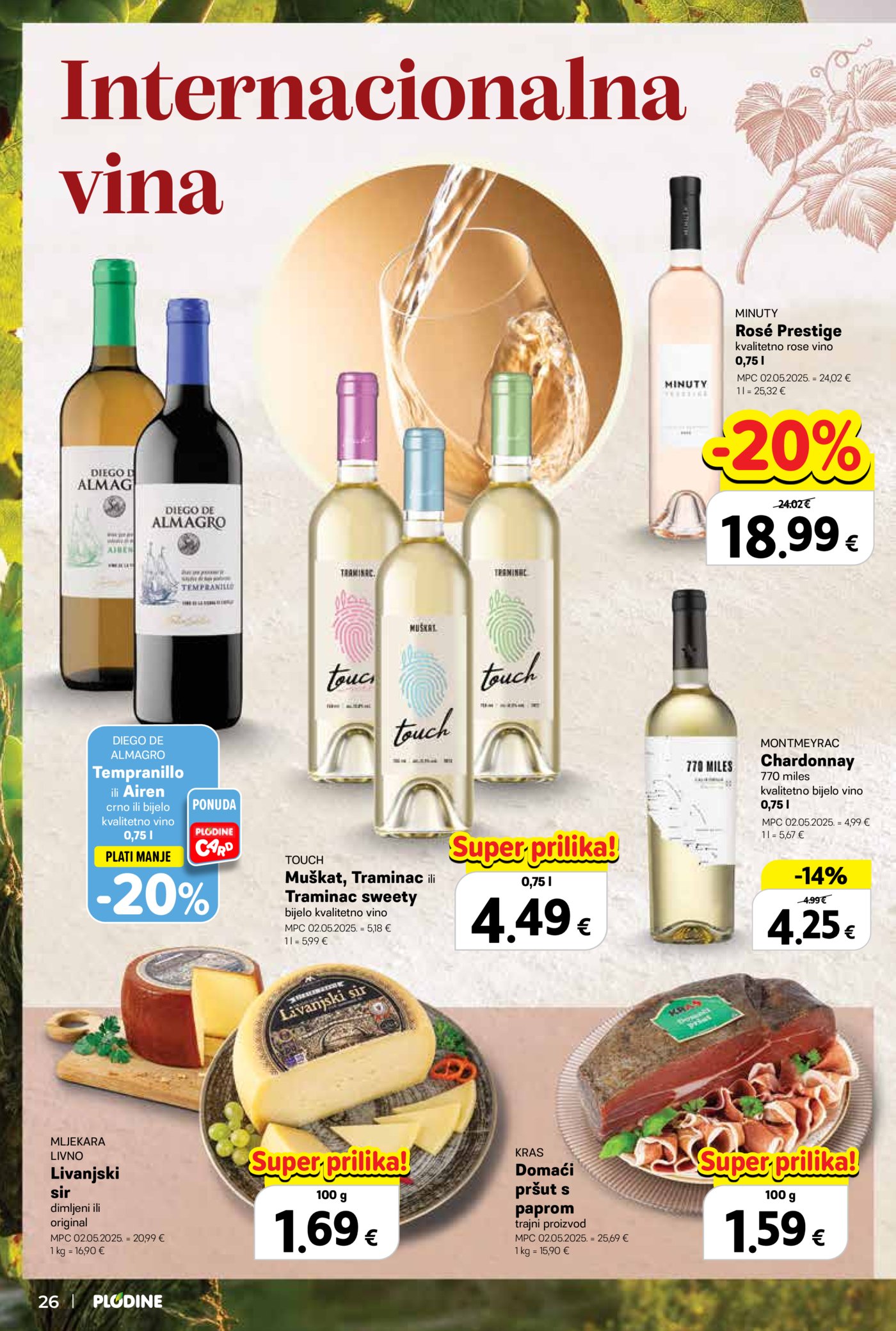 Plodine katalog Vinski putopis 24.09. - 07.10.2026.