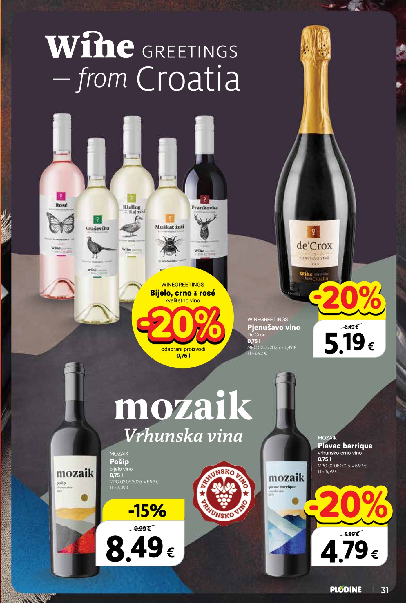 Plodine katalog Vinski putopis 24.09. - 07.10.2026.