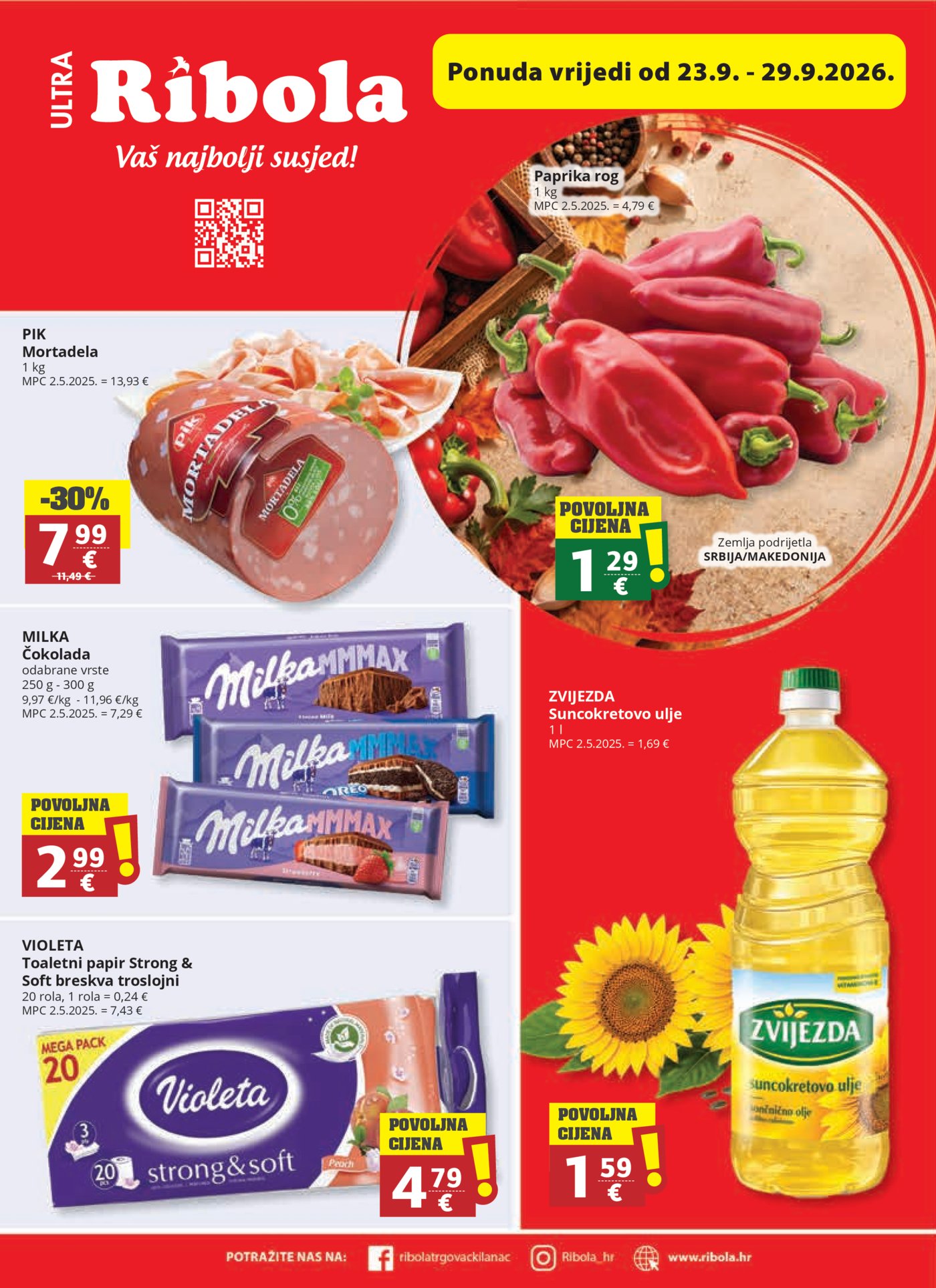 Ribola katalog Akcija 23.09. - 29.09.2026.