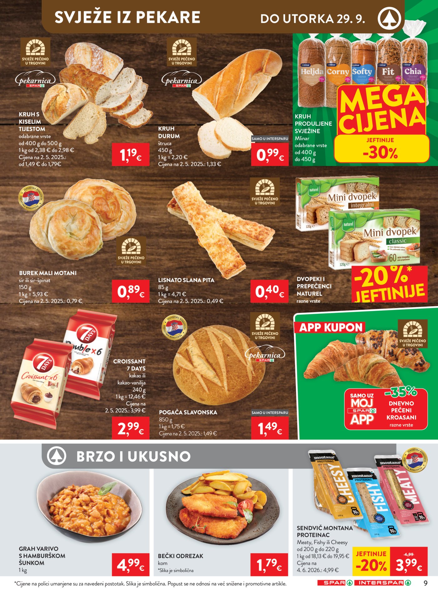 SPAR katalog Akcija 23.09. - 29.09.2026.