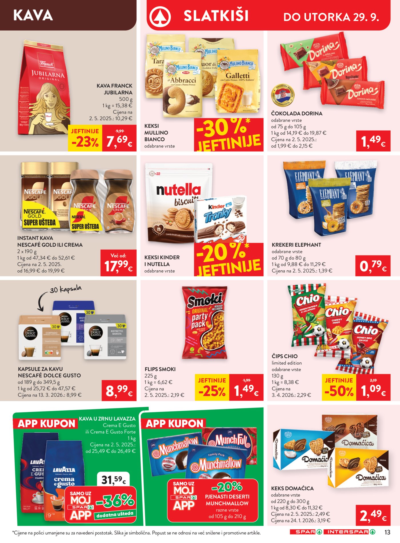 SPAR katalog Akcija 23.09. - 29.09.2026.