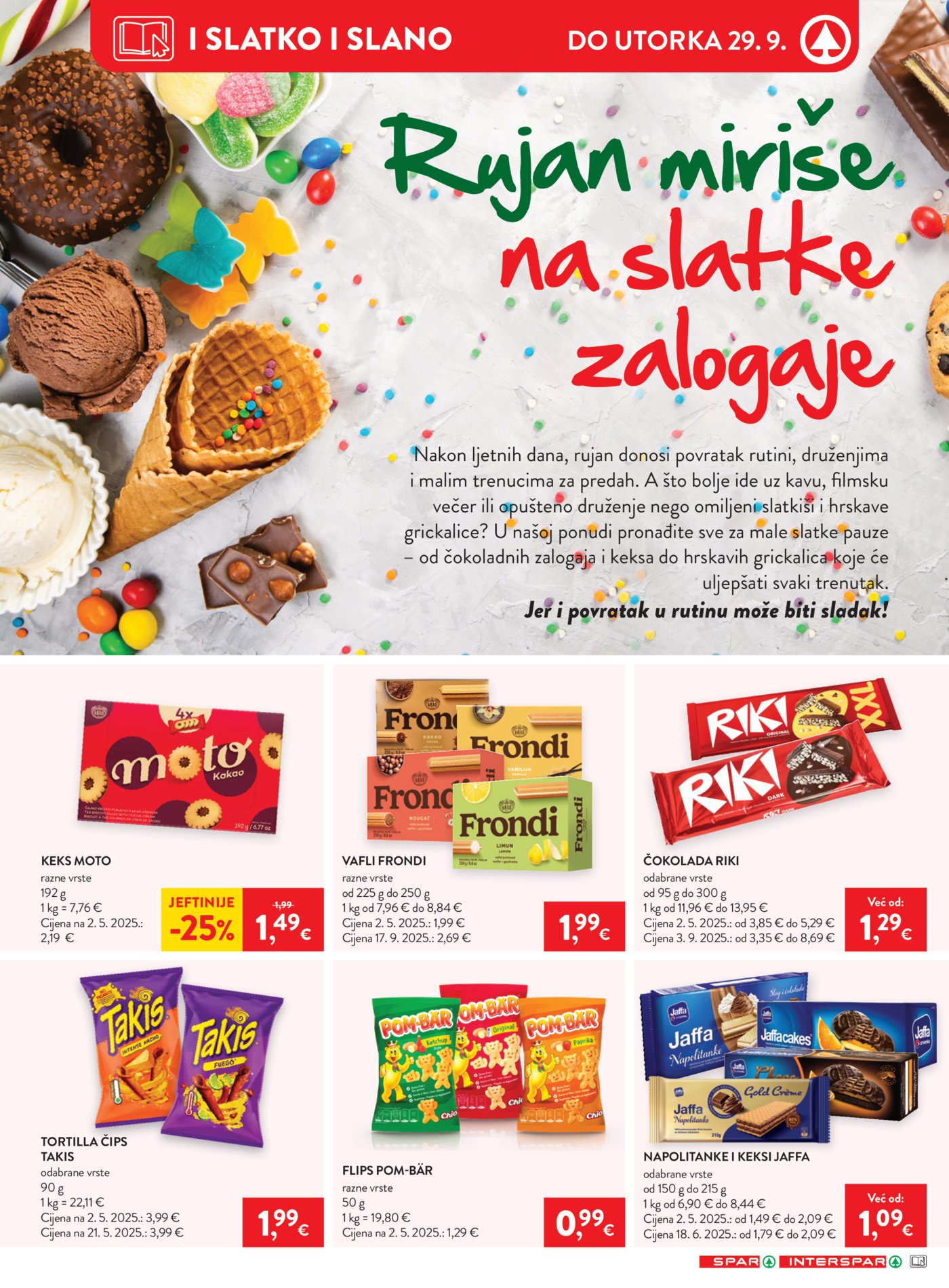 SPAR katalog Akcija 23.09. - 29.09.2026.