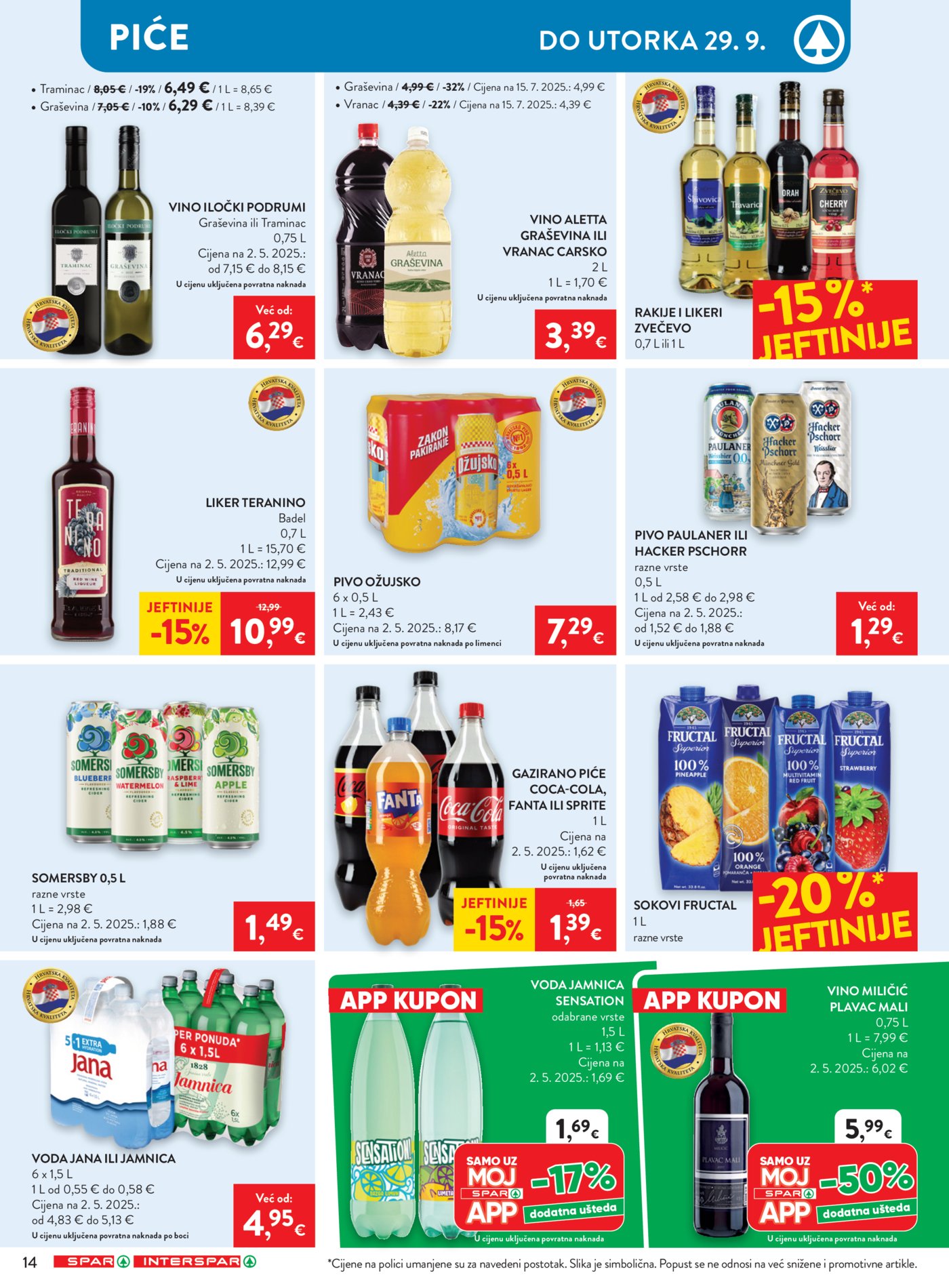 SPAR katalog Akcija 23.09. - 29.09.2026.