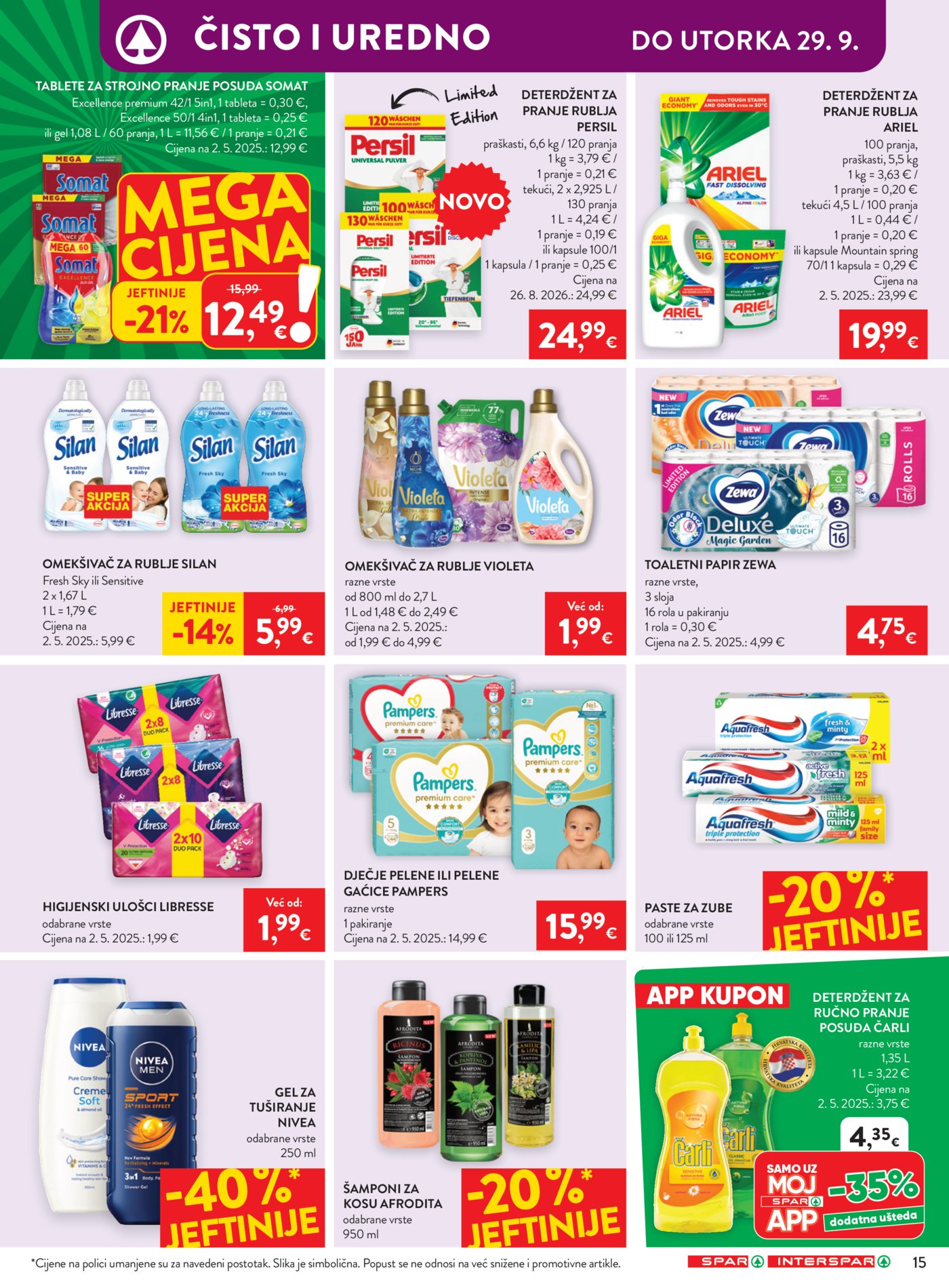 SPAR katalog Akcija 23.09. - 29.09.2026.