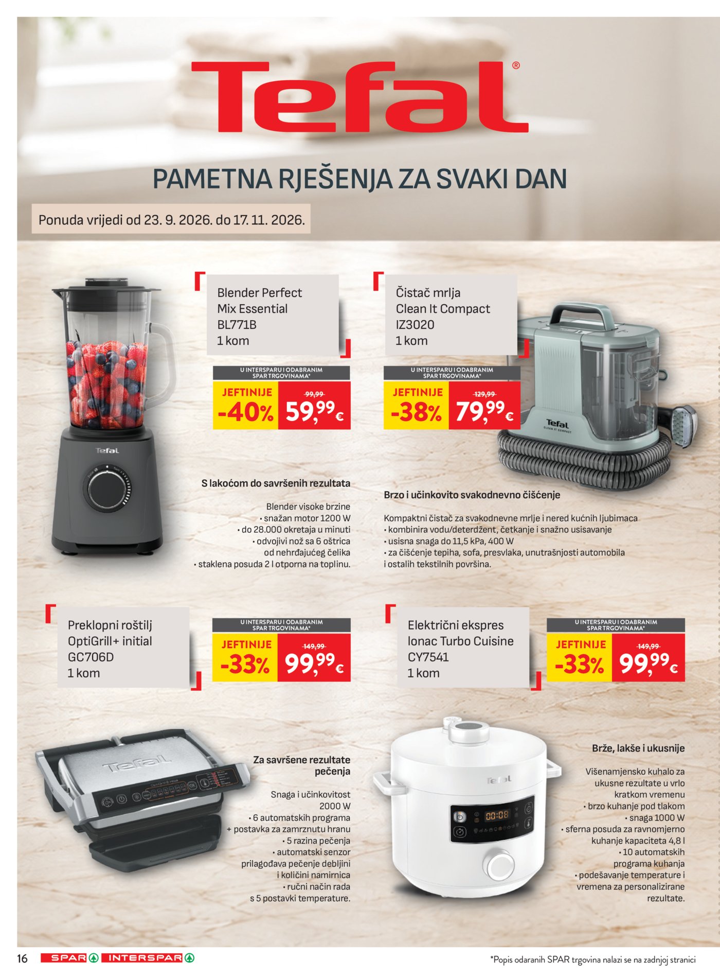 SPAR katalog Akcija 23.09. - 29.09.2026.