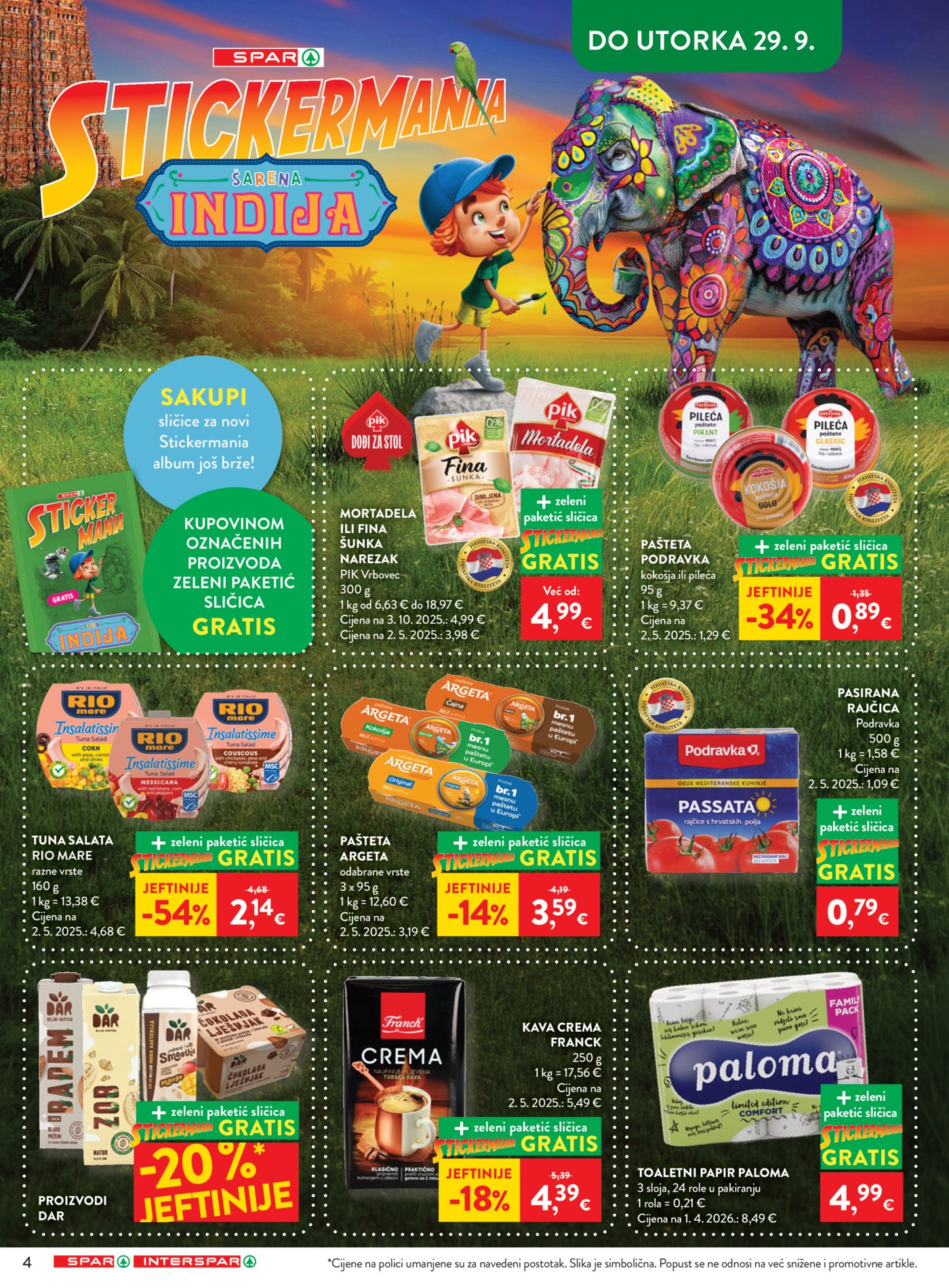 SPAR katalog Akcija 23.09. - 29.09.2026.