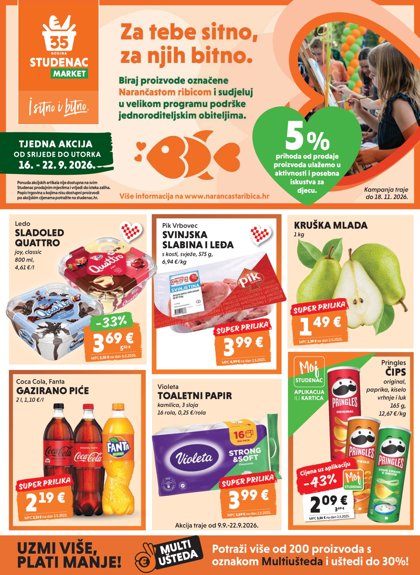 Studenac katalog Akcija 16.09.-22.09.2026.