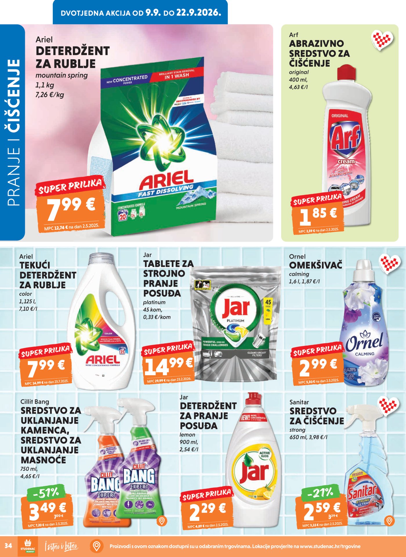Studenac katalog Akcija 16.09.-22.09.2026.