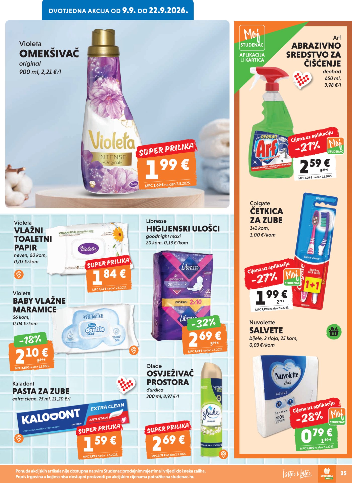 Studenac katalog Akcija 16.09.-22.09.2026.