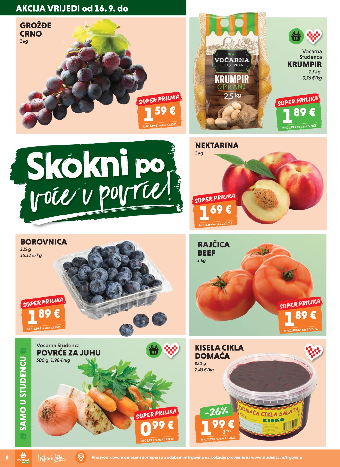 Studenac katalog Akcija 16.09.-22.09.2026.