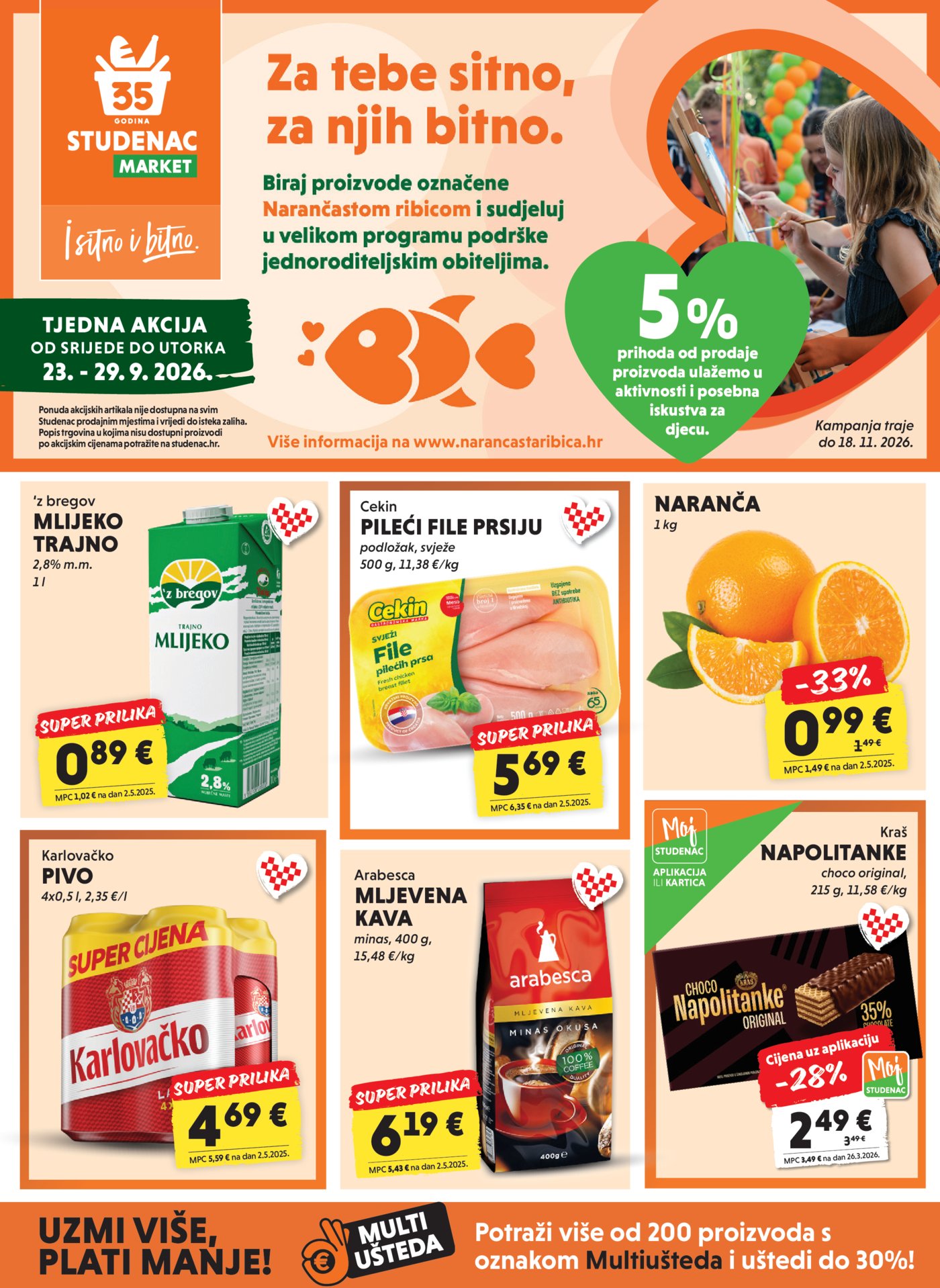 Studenac katalog Akcija 23.09.-29.09.2026.