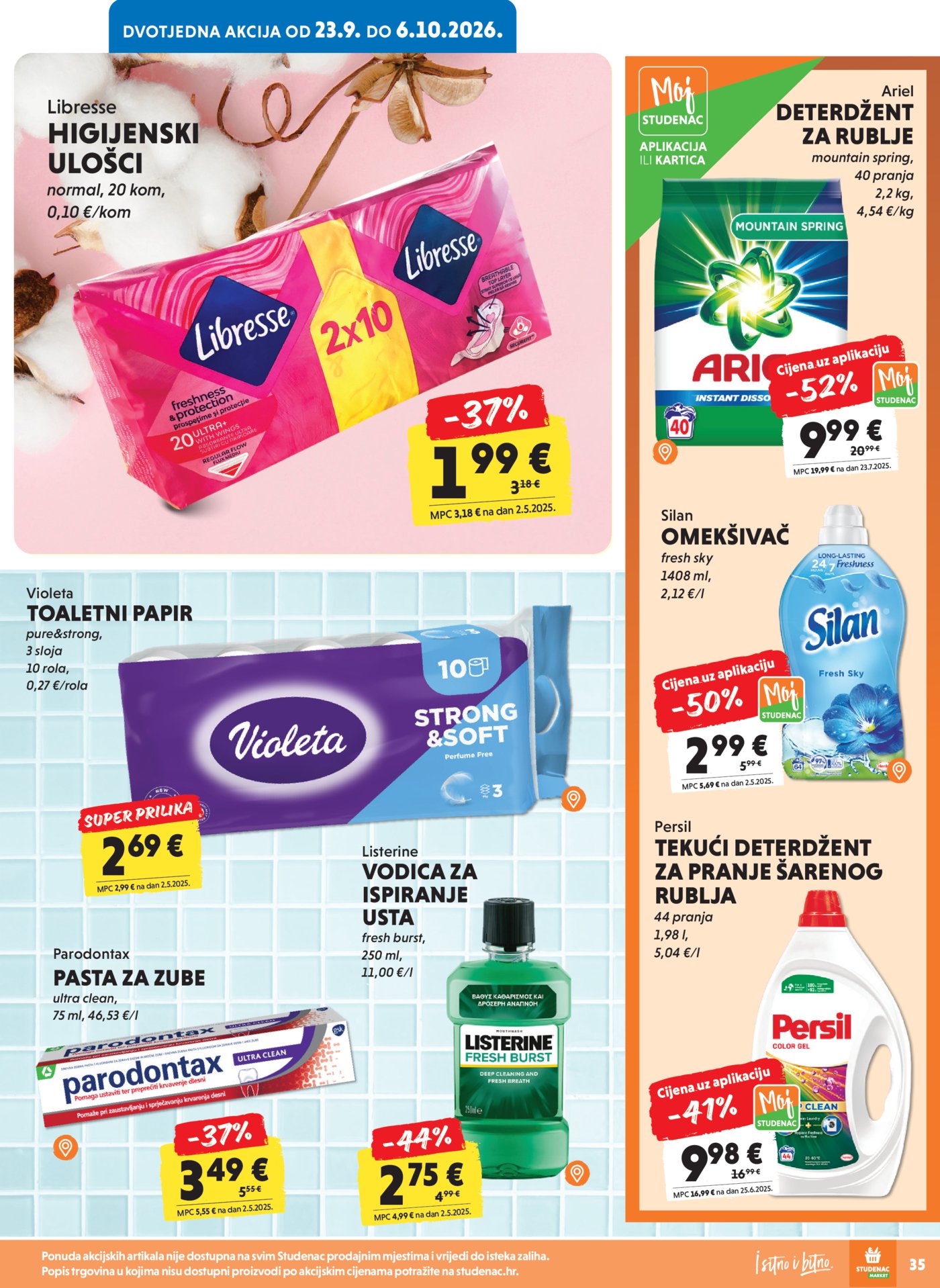Studenac katalog Akcija 23.09.-29.09.2026.
